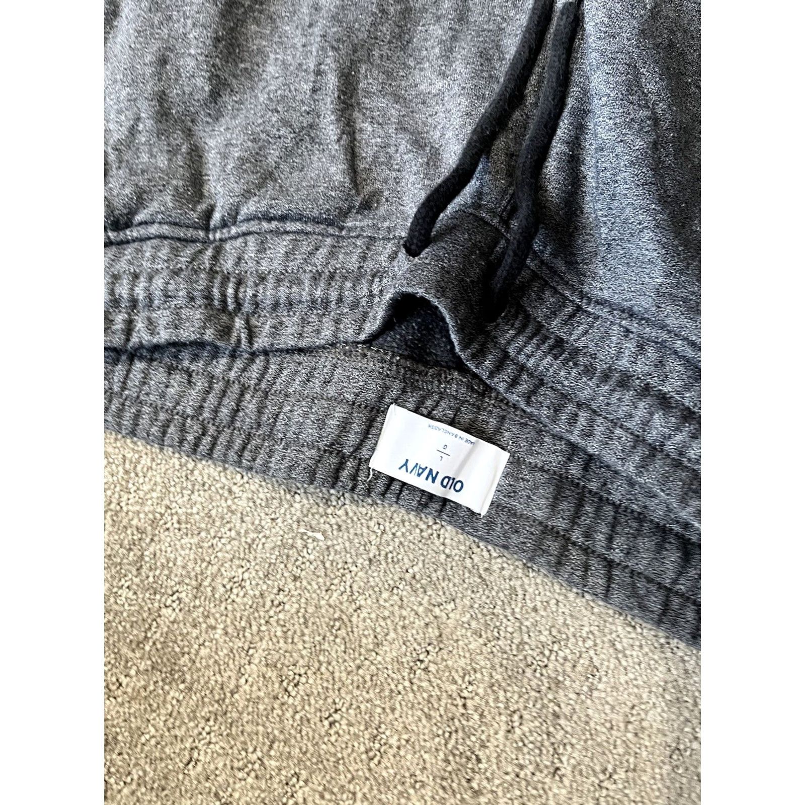 Old Navy Old Navy Mens Joggers Size Large Gray Drawstring Sweatpants Casual Athleisure Size US 33 - 5 Thumbnail