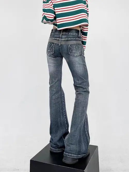 VIBE damaged faded grunge ripped jeans Size US 32 / EU 48 - 4 Thumbnail
