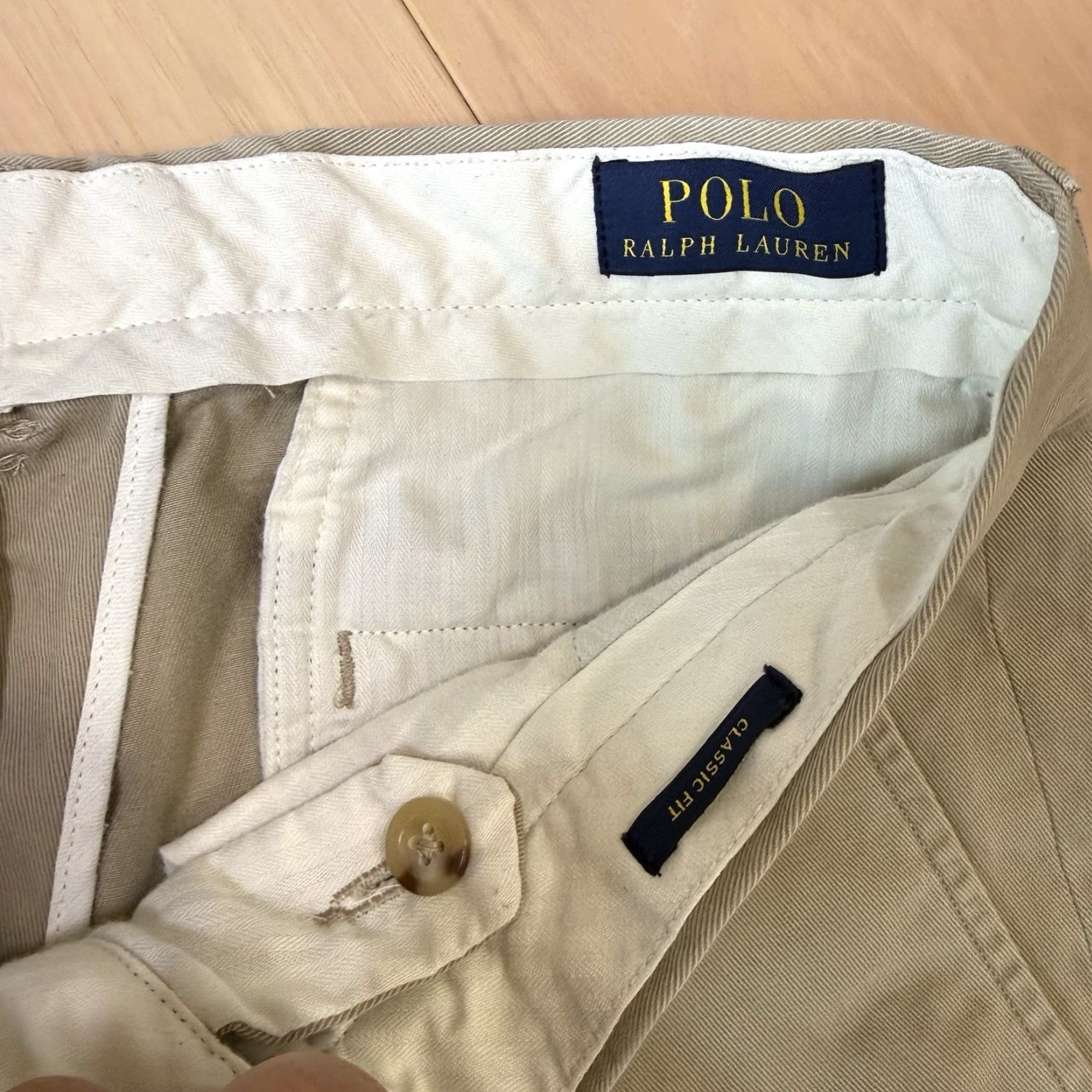 Polo Ralph Lauren Polo Ralph Lauren Chino Pants 32 Khaki Straight Leg Casual Workwear Men Regular Size 32 Beige Cotton Polo Ralph Lauren Chino Pants Size US XS / EU 42 / 0 - 5 Thumbnail