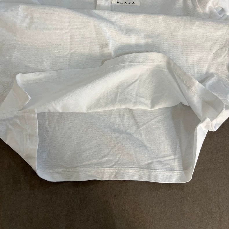 Prada Prada White small logo short sleeves Size US XXL / EU 58 / 5 - 5 Thumbnail
