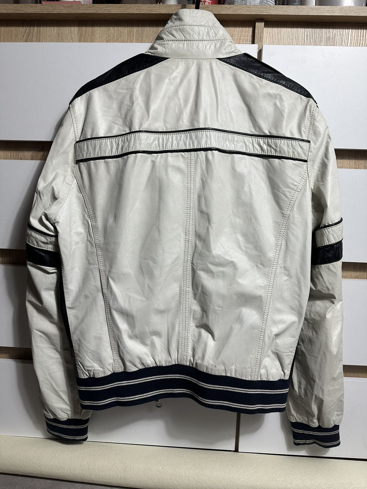 Dolce & Gabbana Mens Vintage Leather Jacket Dolce&Gabbana Size US M / EU 48-50 / 2 - 4 Thumbnail