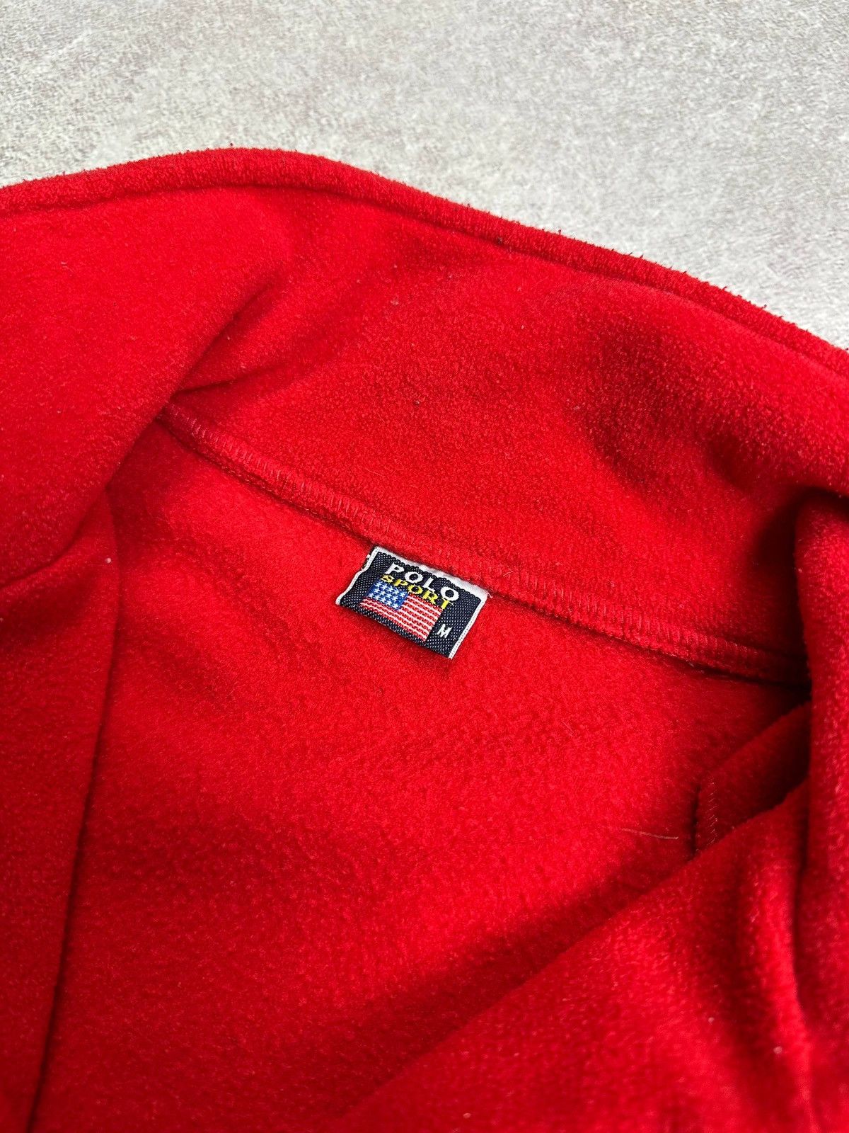Polo Ralph Lauren Vintage Polo Ralph Lauren Cotton Red Zip Track Jacket S Size US S / EU 44-46 / 1 - 4 Thumbnail