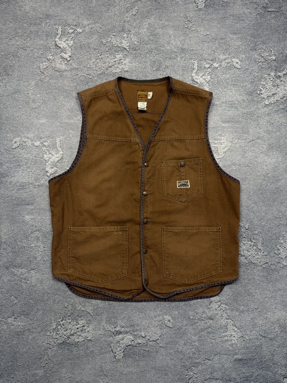Diesel Vintage Archive Diesel Vest Avantgarde Y2k Size US M / EU 48-50 / 2 - 1 Thumbnail