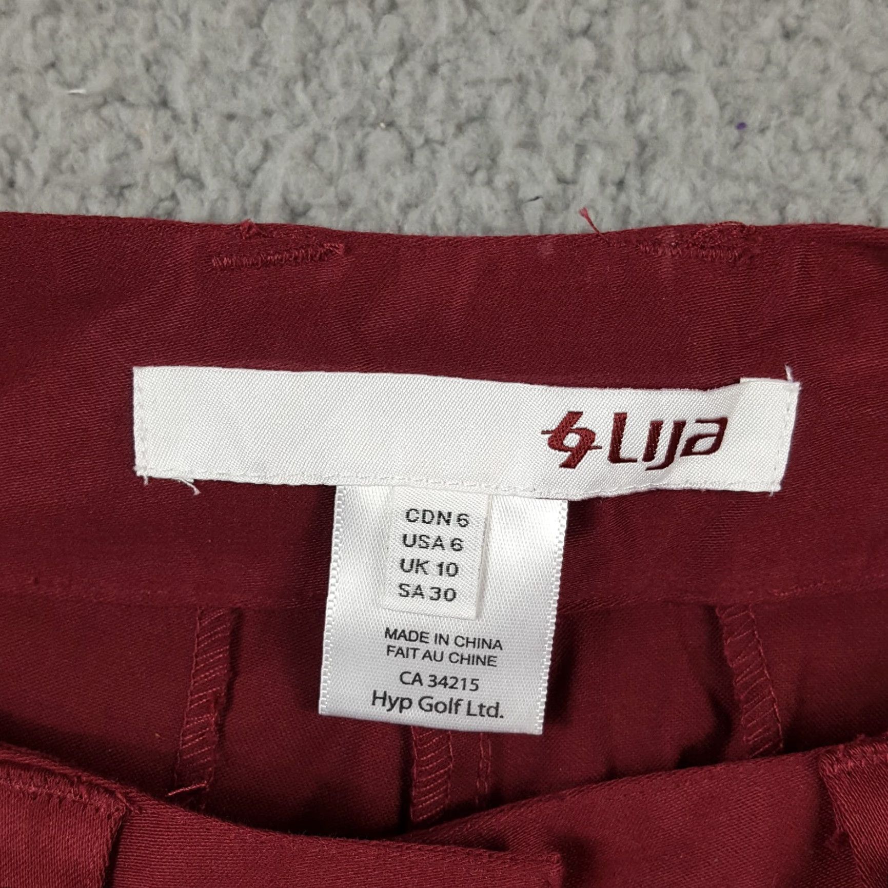 Vintage VINTAGE LIJA High Waist Chino Golf Shorts Women's Size 6 Red Athletic Preppy 90s Size 28" / US 6 / IT 42 - 6 Thumbnail