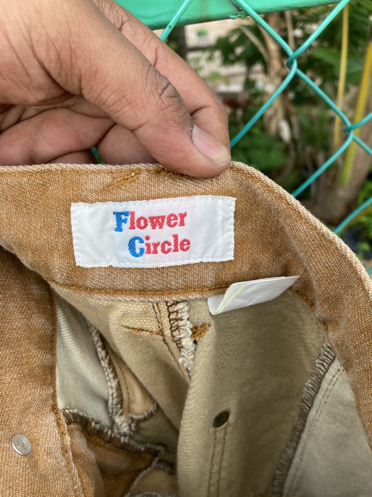 Japanese Brand Y2K Flower Cricle Japan Crazy Patchwork Flare western Size 30" / US 8 / IT 44 - 9 Thumbnail