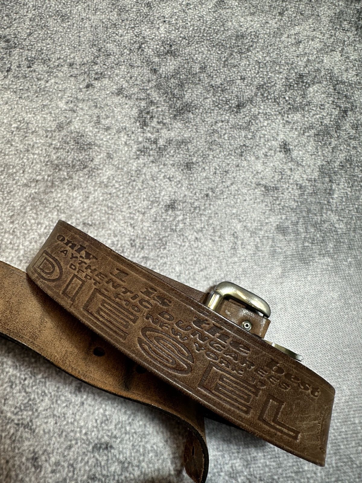 Diesel × Vintage Vintage Diesel Logo Belts Leather Streetwear Rare Style USA Size ONE SIZE - 3 Thumbnail