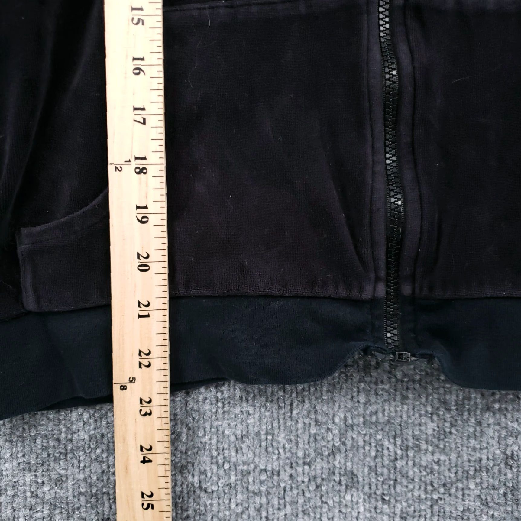 Old Navy VINTAGE Old Navy Jacket Womens XL Black Intimates Cropped Full Zip Long Sleeves Fleece Size XL / US 12-14 / IT 48-50 - 7 Thumbnail