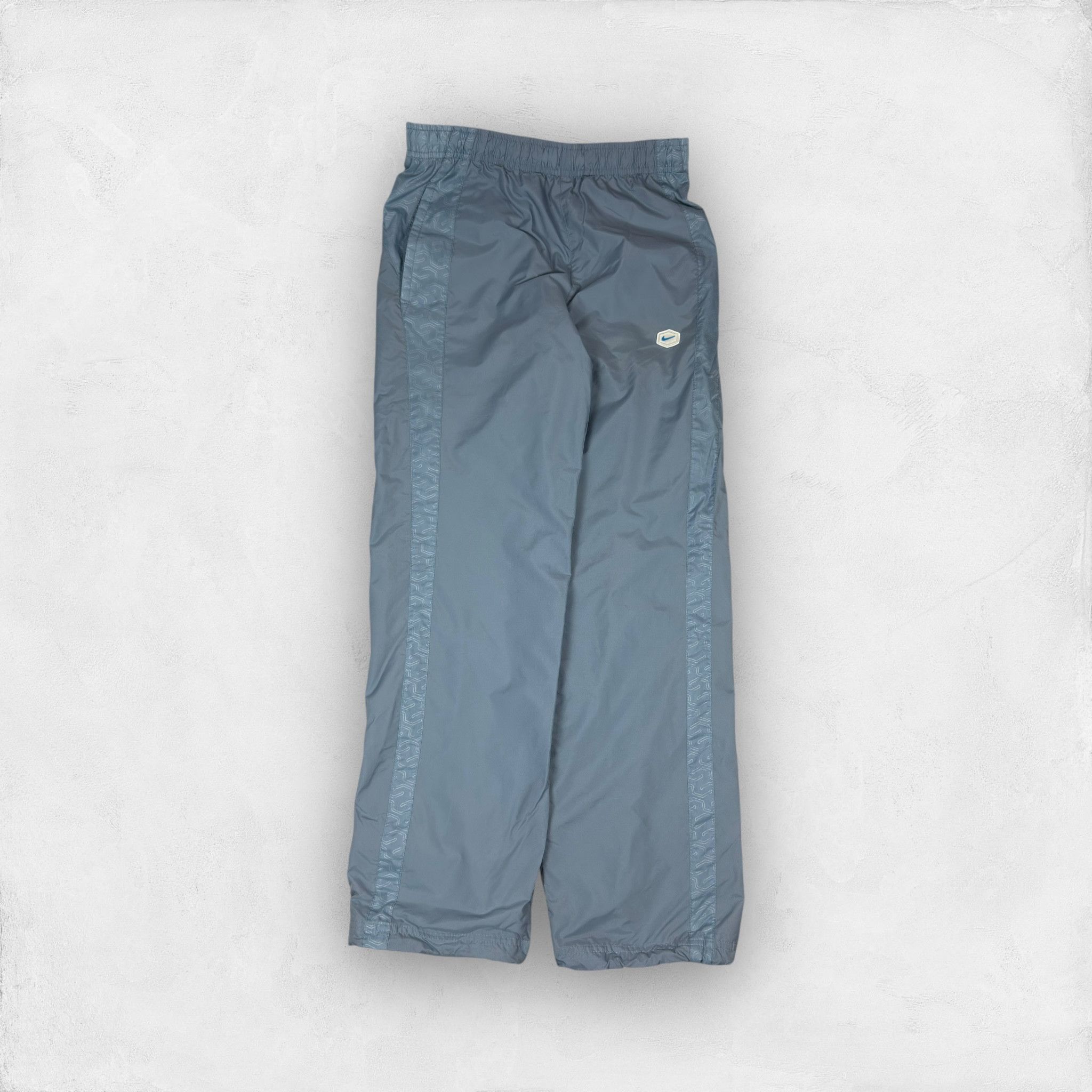 Nike × Vintage Nike Blue Solo Swoosh Straight Leg Pants Medium Size 27" / US 4 / IT 40 - 1 Thumbnail