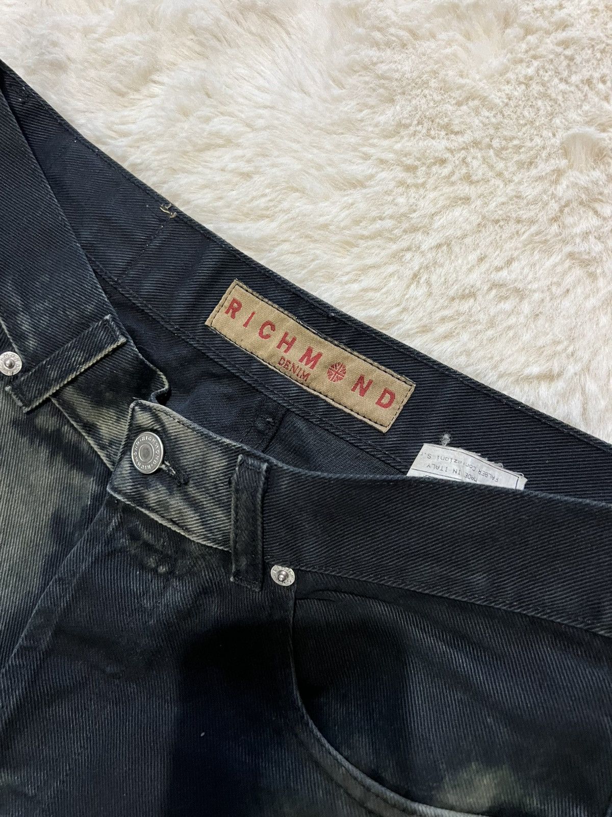 If Six Was Nine Vintage Richmond jeans avant garde punk if6was9 style 2000s Size US 31 - 7 Thumbnail