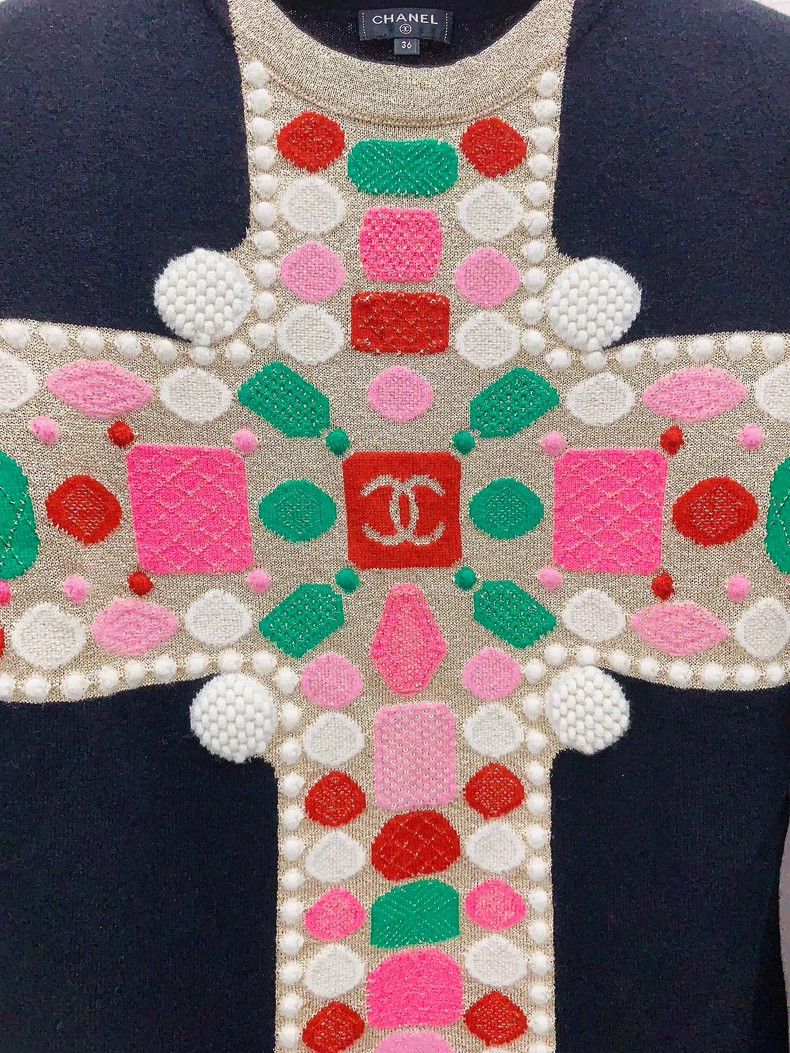 Chanel Chanel Castle series sweater Size XS / US 0-2 / IT 36-38 - 3 Thumbnail
