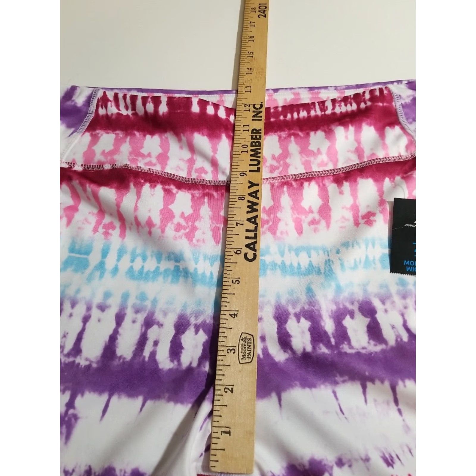 Pro Player ProPlayer Crop Leggings Women's Size 2X Moisture Wicking Athletic Pocket Tie Dye Size 40" / US 18 - 7 Thumbnail