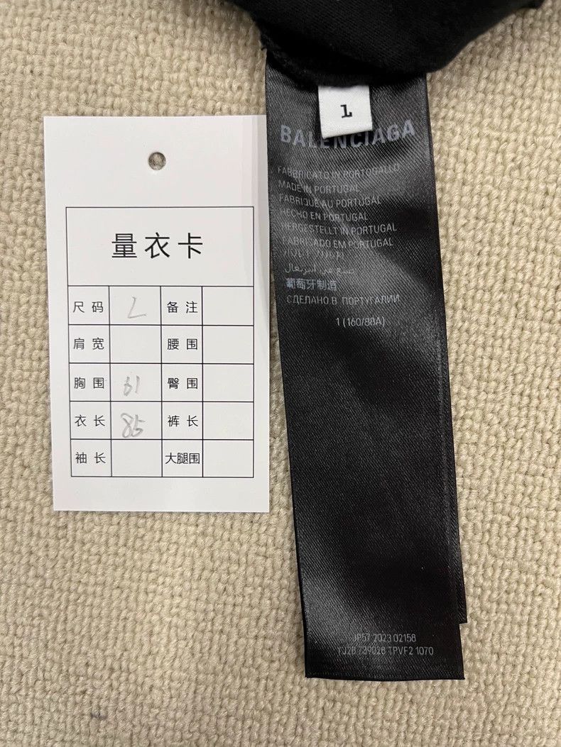 Balenciaga Balenciaga 23ss Phantom Overlapping 3 B Logo Old Short Slee Size US S / EU 44-46 / 1 - 5 Thumbnail