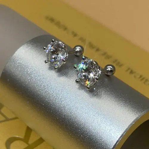 Jewelry Screw Stud Earrings Size ONE SIZE - 6 Thumbnail
