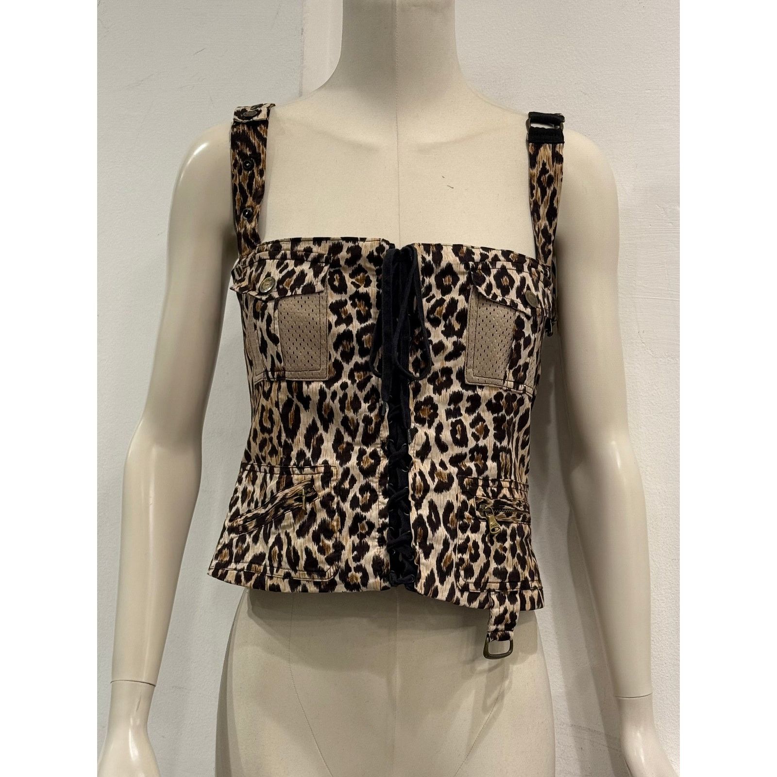 Dolce & Gabbana 2000s Dolce & Gabbana leopard print corset Size S / US 4 / IT 40 - 2 Thumbnail
