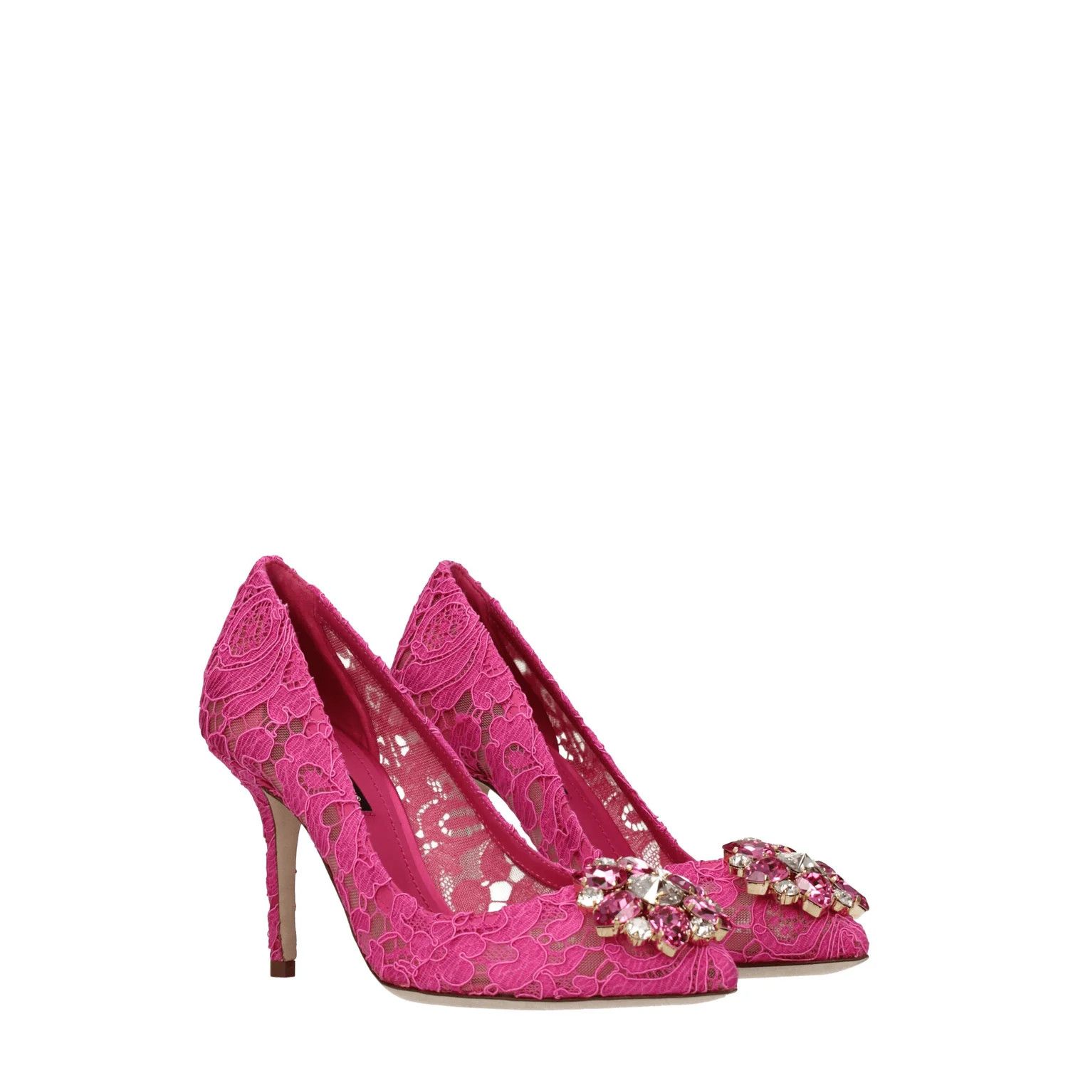ob1o1e1124 Fabric Pumps in Fuchsia