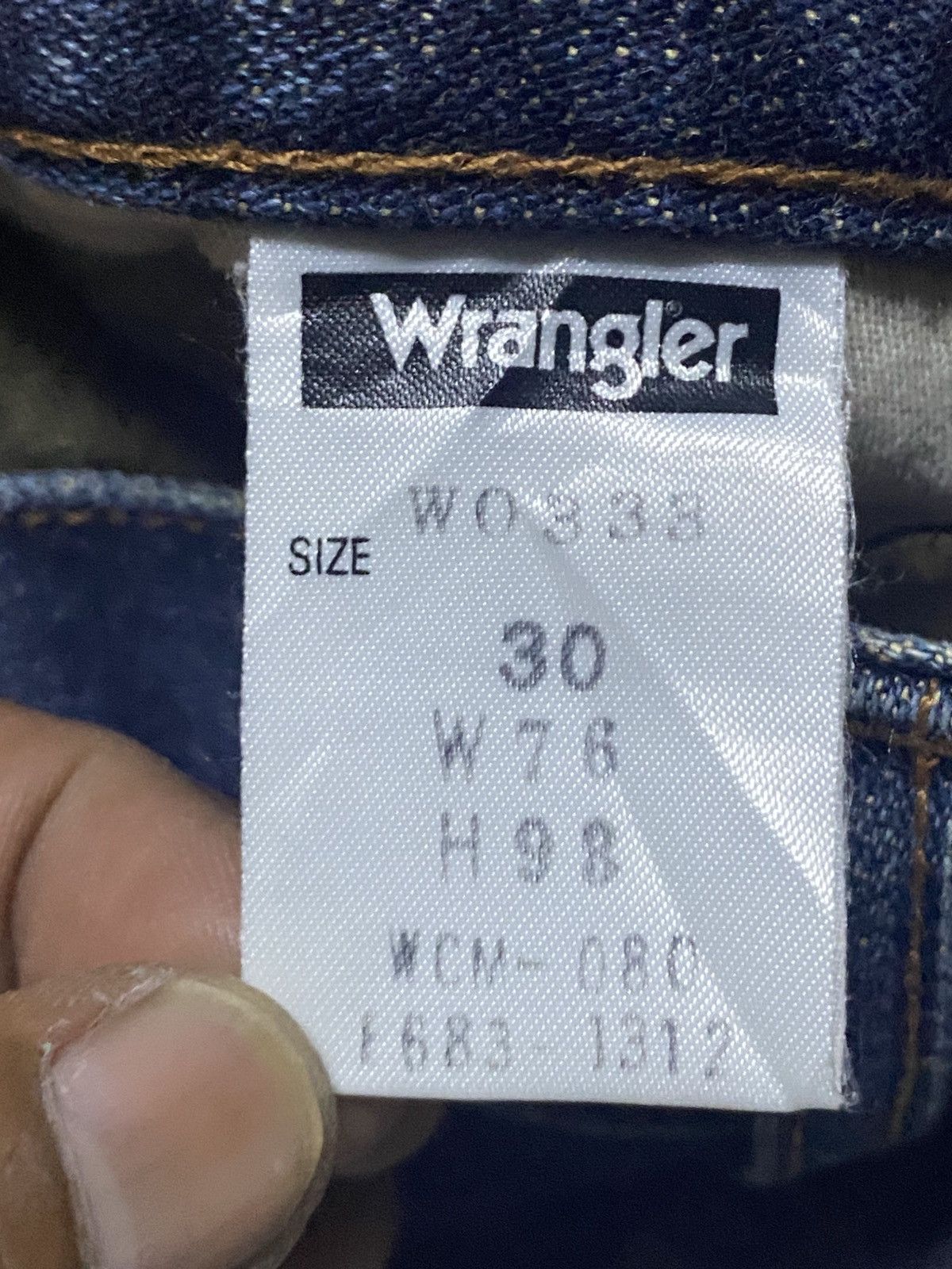 Gant × Wrangler Vintage Wrangler Sanforized Blue Wash Slim Jeans Size US 29 - 14 Thumbnail