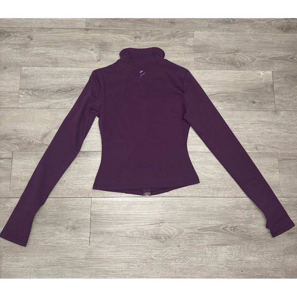 Other Plum Purple 3 Pcs Matching Athleisure Set Jacket Leggings S Size 27" / US 4 / IT 40 - 7 Thumbnail