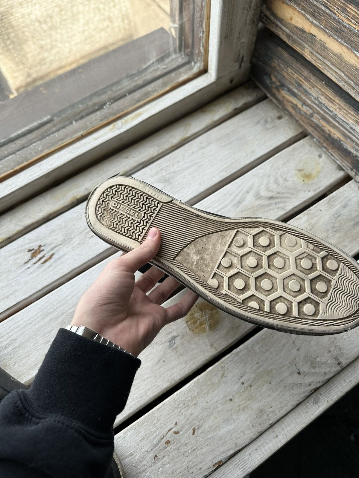 Diesel 🚨DIESEL AVANT GARDE SHOES LEATHER SNEAKERS IFSIXWASNINE Size US 12 / EU 45 - 10 Thumbnail
