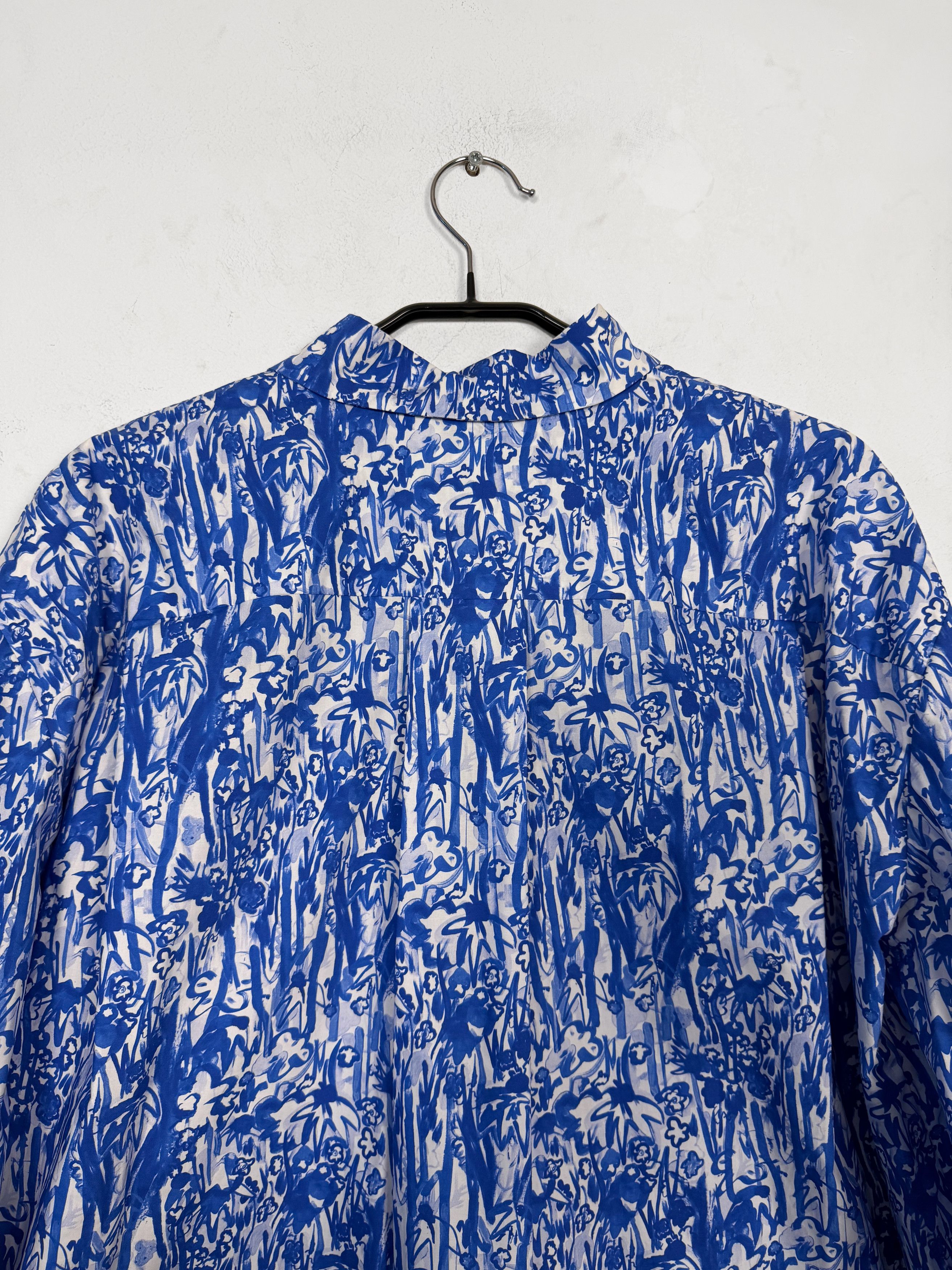 Marni Oversized Abstract Floral Poplin Shirt Size US L / EU 52-54 / 3 - 4 Thumbnail