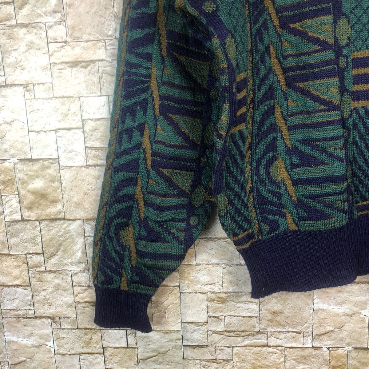 Vintage DL Courmayeur Navajo Japan Motive Knit Sweater #A26 Size M / US 6-8 / IT 42-44 - 7 Thumbnail