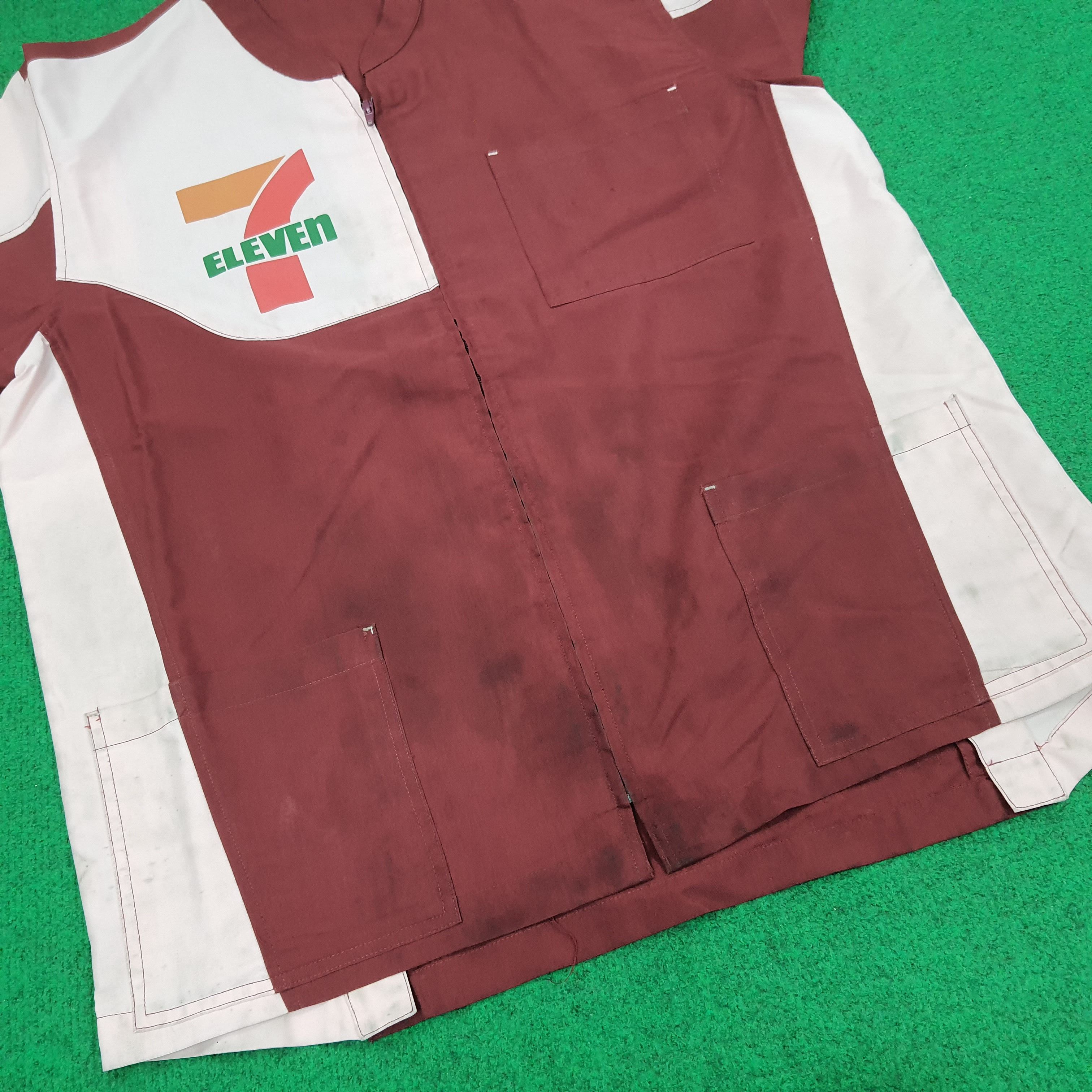 Japanese Brand Vintage 7 Eleven Workwear Japan Staff Uniform Jacket C239N31 Size US L / EU 52-54 / 3 - 9 Thumbnail