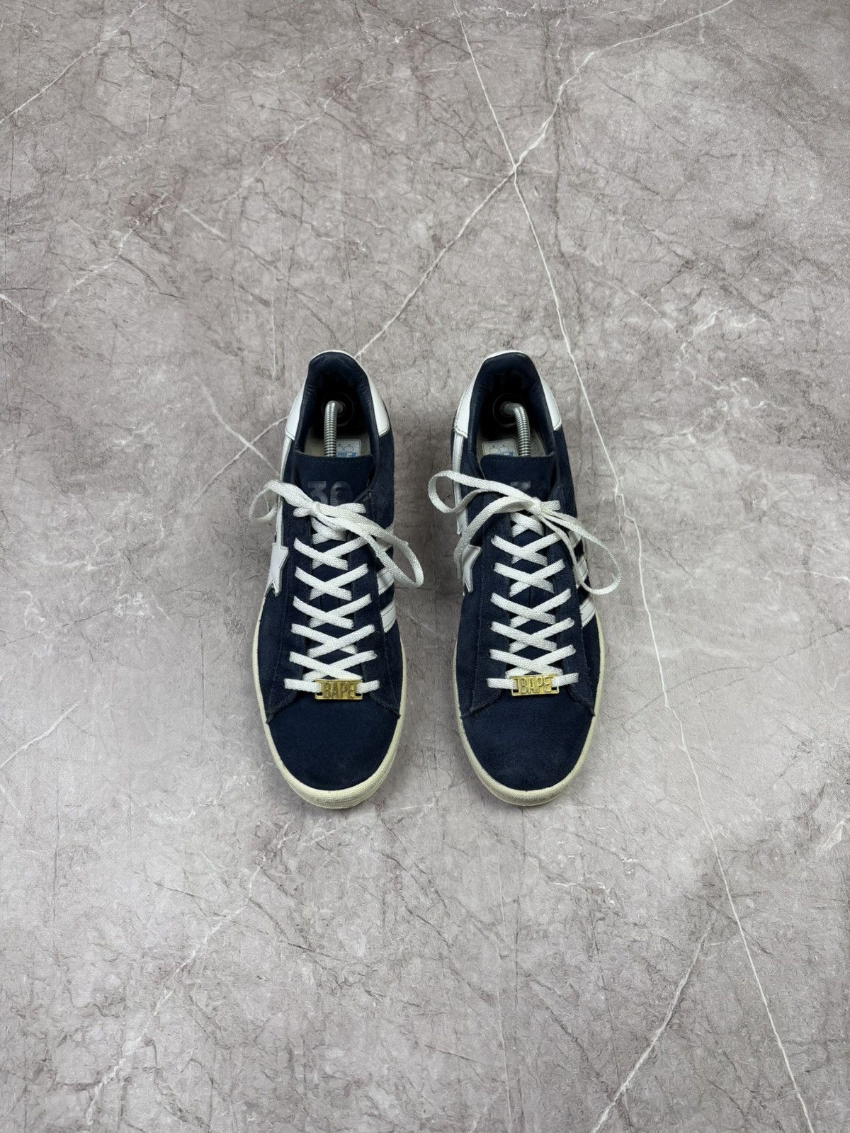 Adidas Adidas 2023 Bape Campus 80s Collegiate Navy Size US 9 / EU 42 - 2 Thumbnail