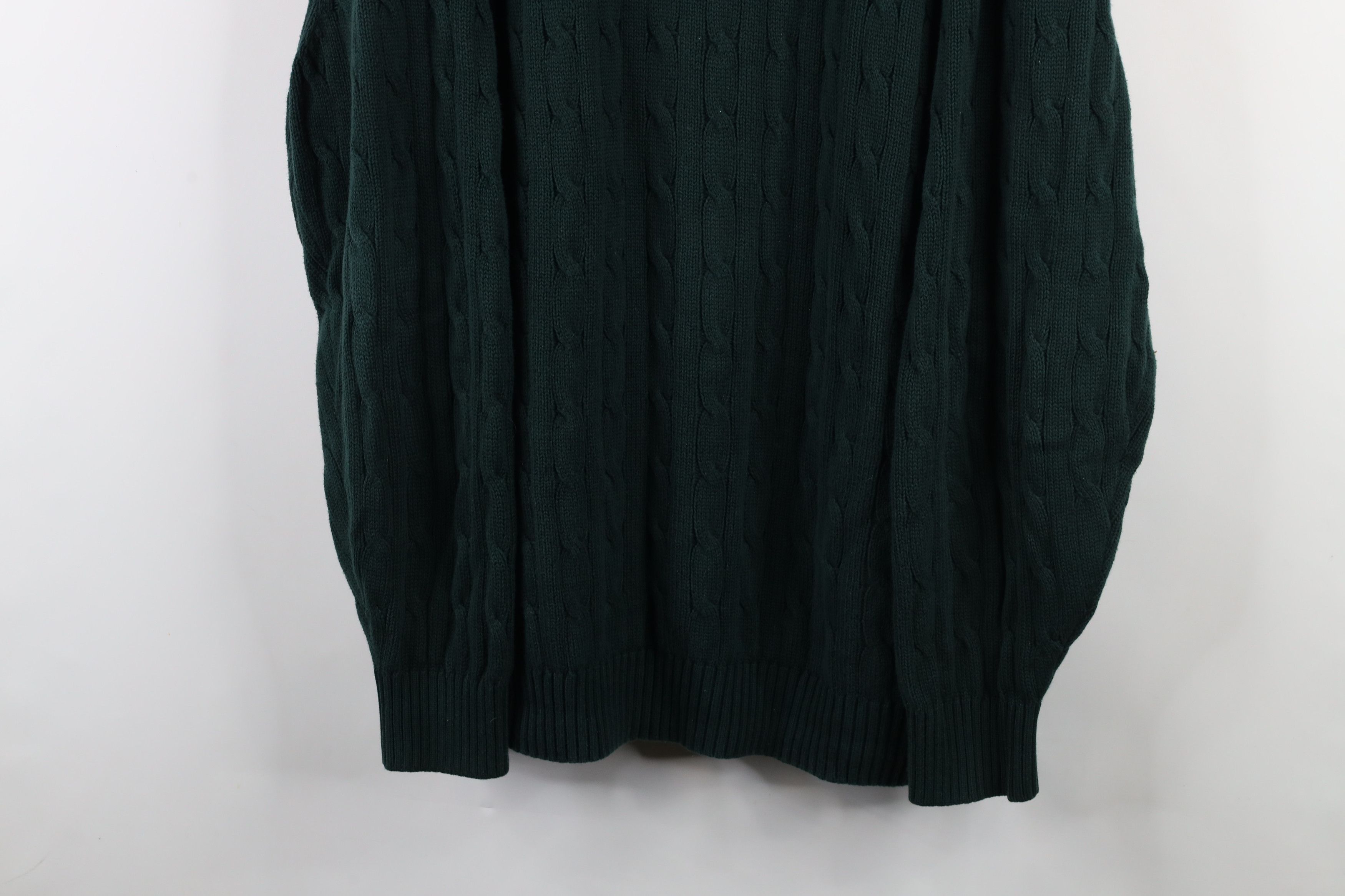 Jos. A. Bank × Vintage Vintage Jos A Bank Blank Chunky Cotton Cable Knit Sweater Size US XXL / EU 58 / 5 - 3 Thumbnail
