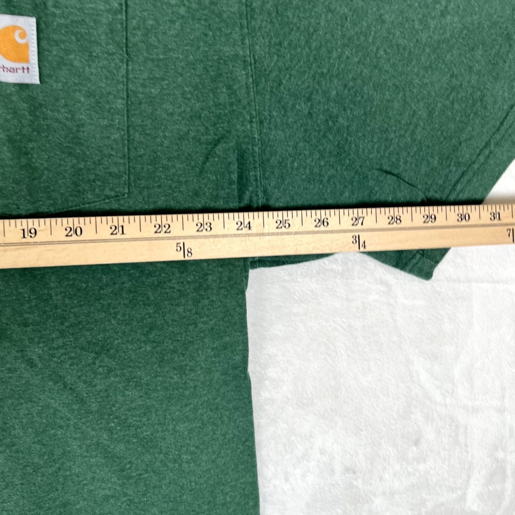Carhartt Carhartt T-Shirt Pocket Knit Cotton Green XL Men Sun Faded Grunge Outdoor 2020-2029 Regular Crew Neck Short Sleeve Size US XL / EU 56 / 4 - 6 Thumbnail