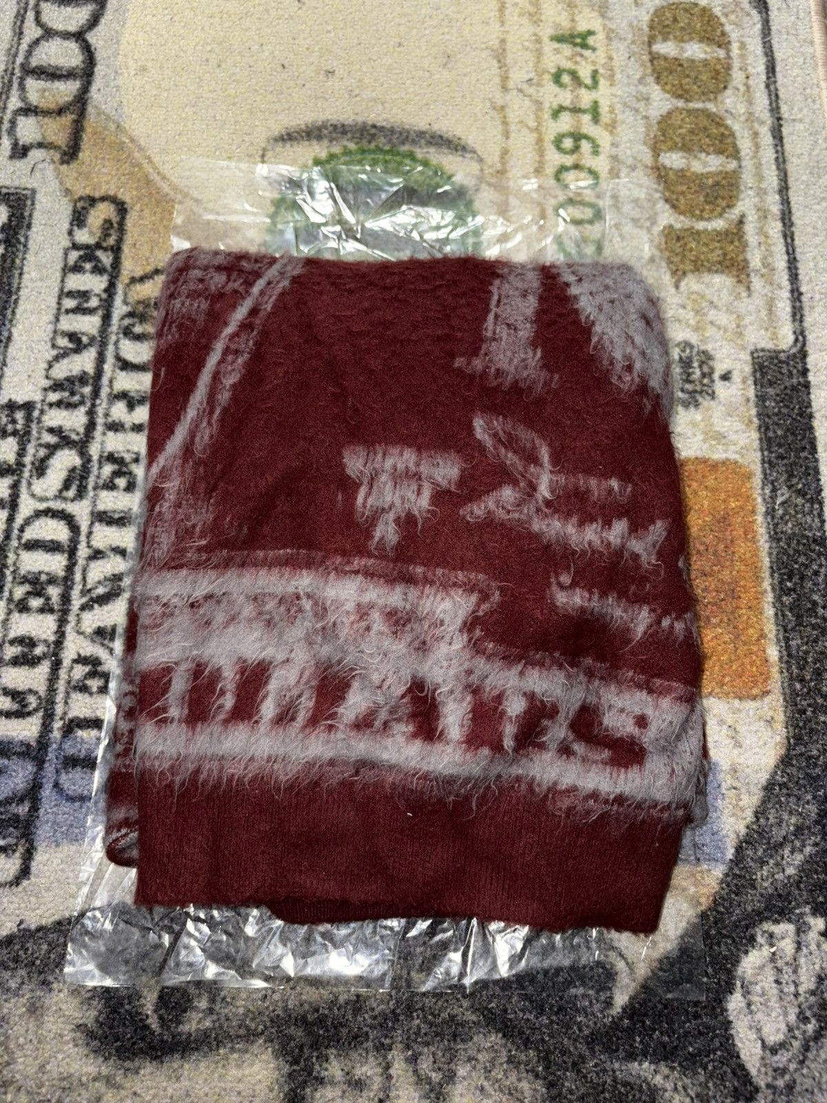 Supreme Supreme Money Sweater Burgundy Size US M / EU 48-50 / 2 - 2 Thumbnail