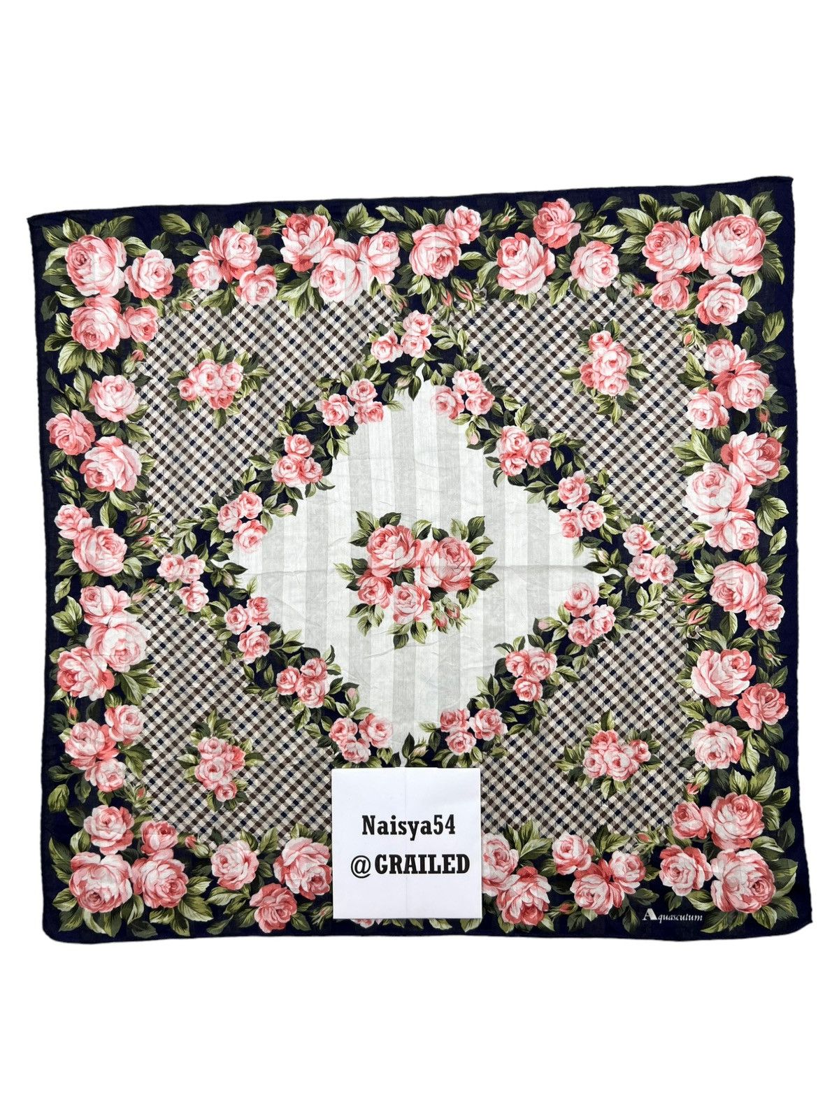 Aquascutum Aquascutum Handkerchief Neckerchief Bandana Pocketsquare Size ONE SIZE - 6 Thumbnail