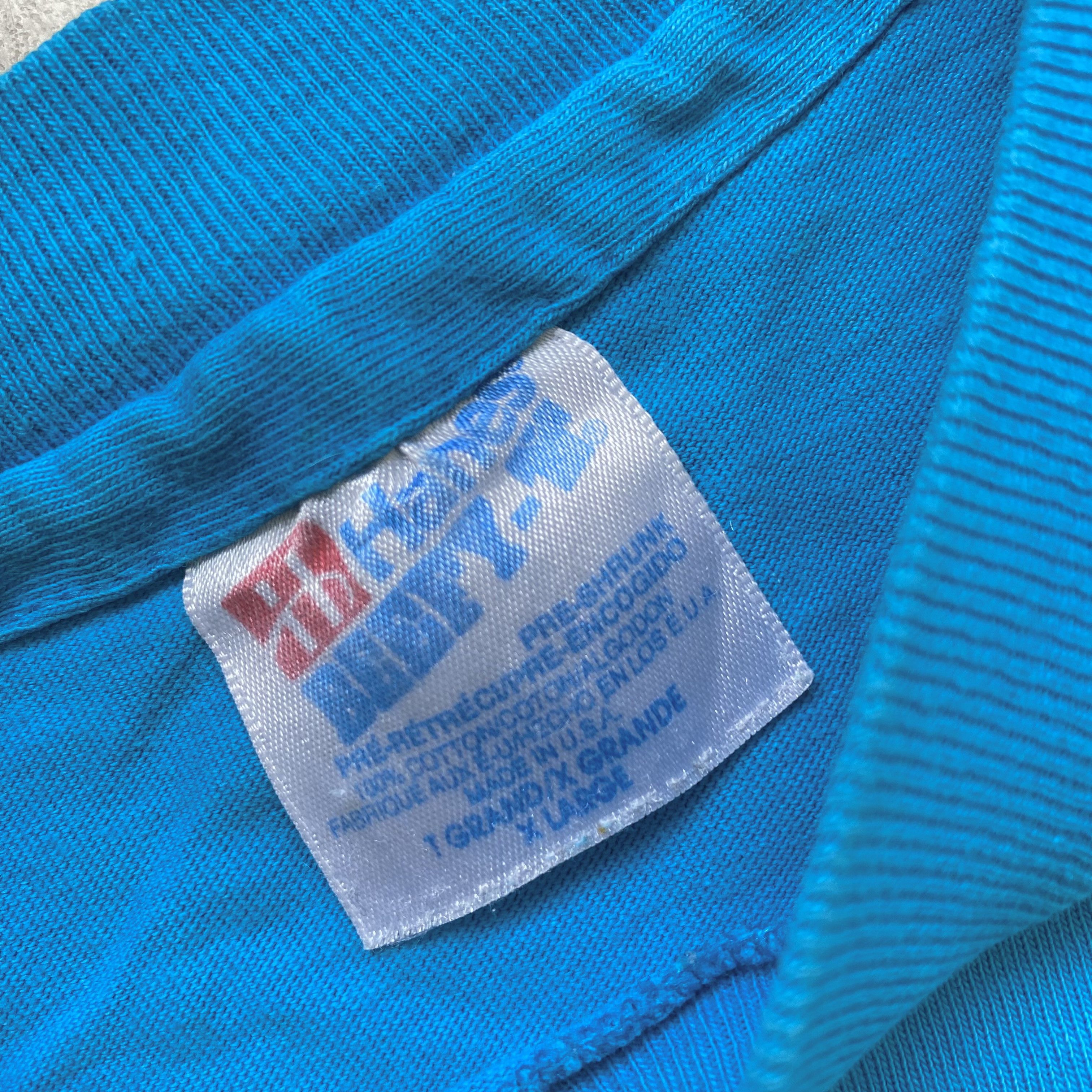 Hanes 🐬 Vintage 92s USA Boston Dolphins Logo tee Animal Harlequin Size US XL / EU 56 / 4 - 6 Thumbnail