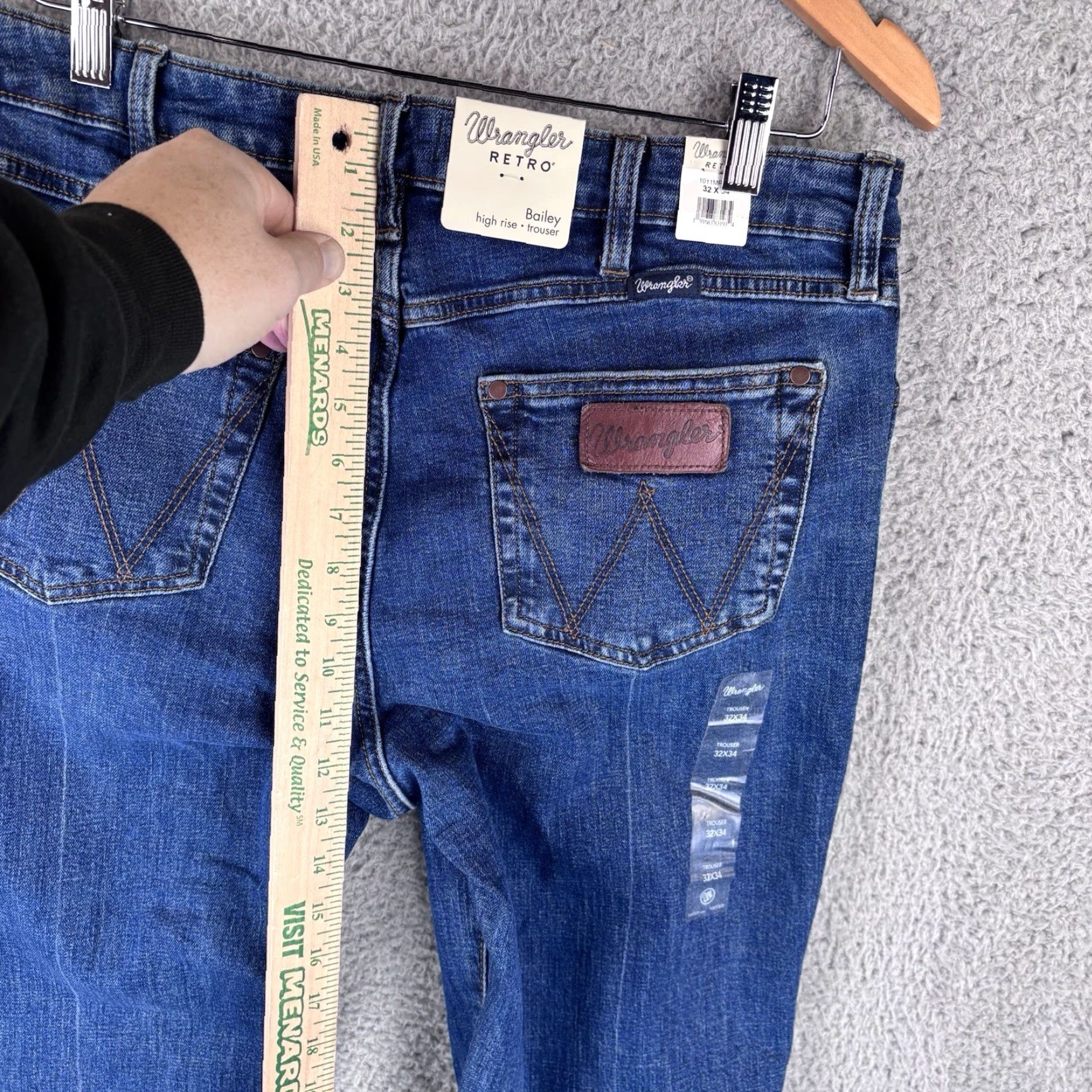 Wrangler VINTAGE Wrangler Retro High Rise Bailey Trouser Jeans Women’s 32x34 Bootcut Slim? (Note: This is unclear) Size 24" / US 00 / IT 34 - 6 Thumbnail
