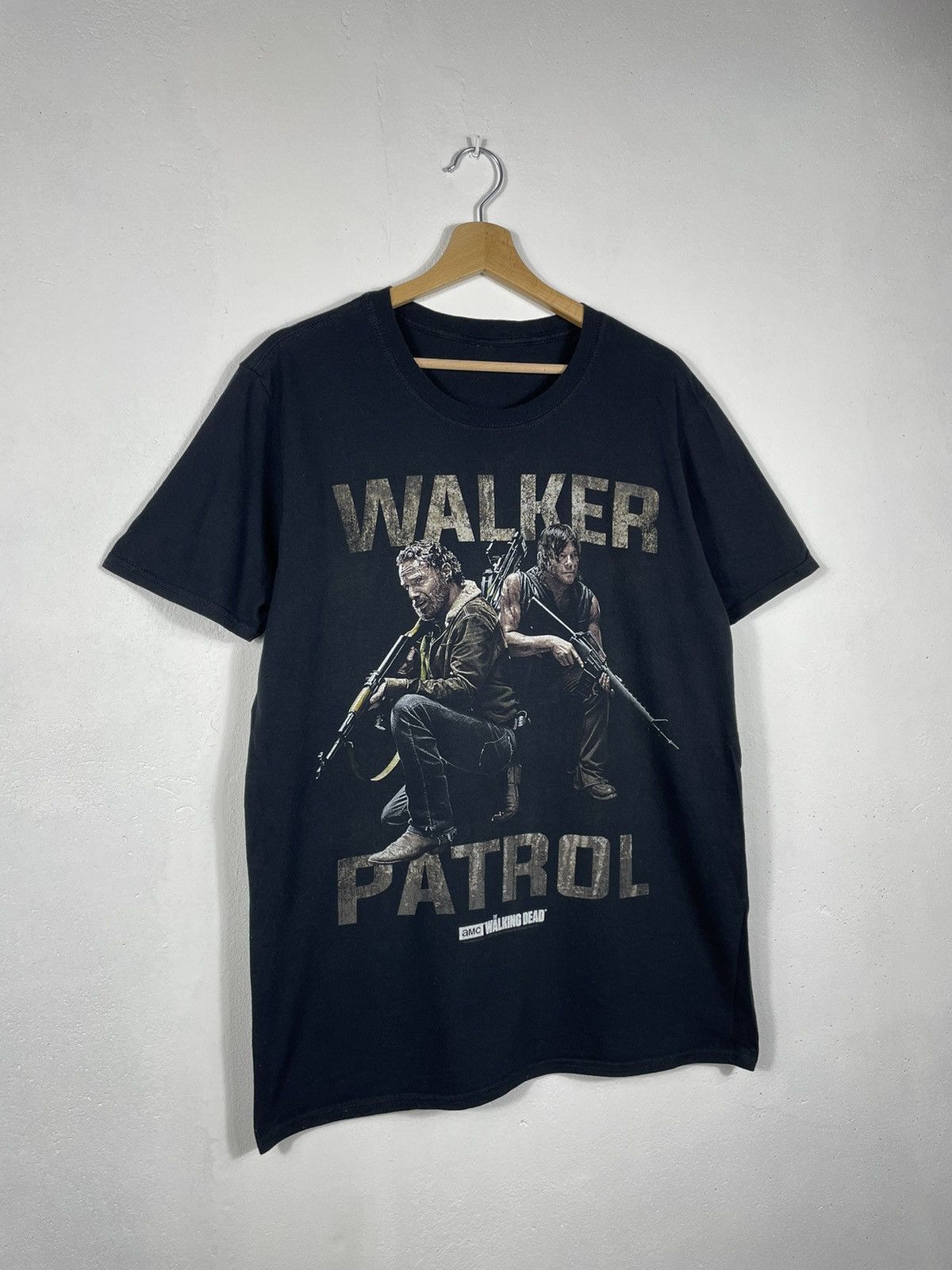 Band Tees × Vintage The Waking Dead 2015 T Shirt Tee Walker Patrol Movie Series Size US M / EU 48-50 / 2 - 3 Thumbnail
