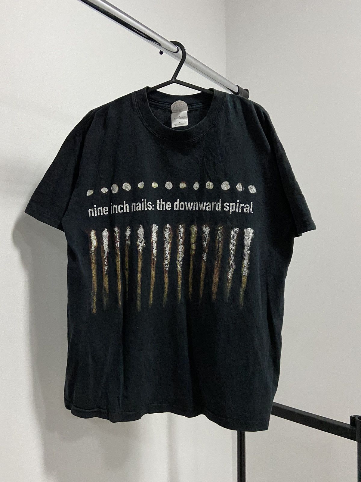 Nine inches 1994 Vintage Big Logo T Shirt Rock Band