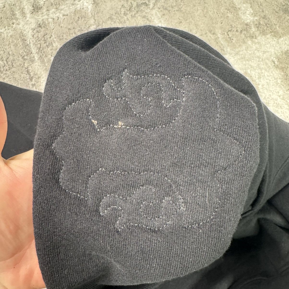 Chrome Hearts Fleur leather patch hoodie Size US L / EU 52-54 / 3 - 9 Thumbnail