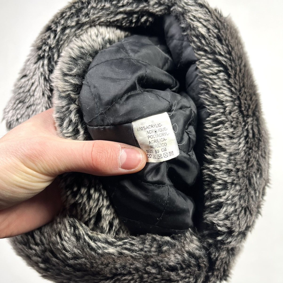 Hysteric Glamour 🐺 Y2K Faux Fur Ushanka Vintage Fuzzy Warm Trapper Hat Size ONE SIZE - 7 Thumbnail