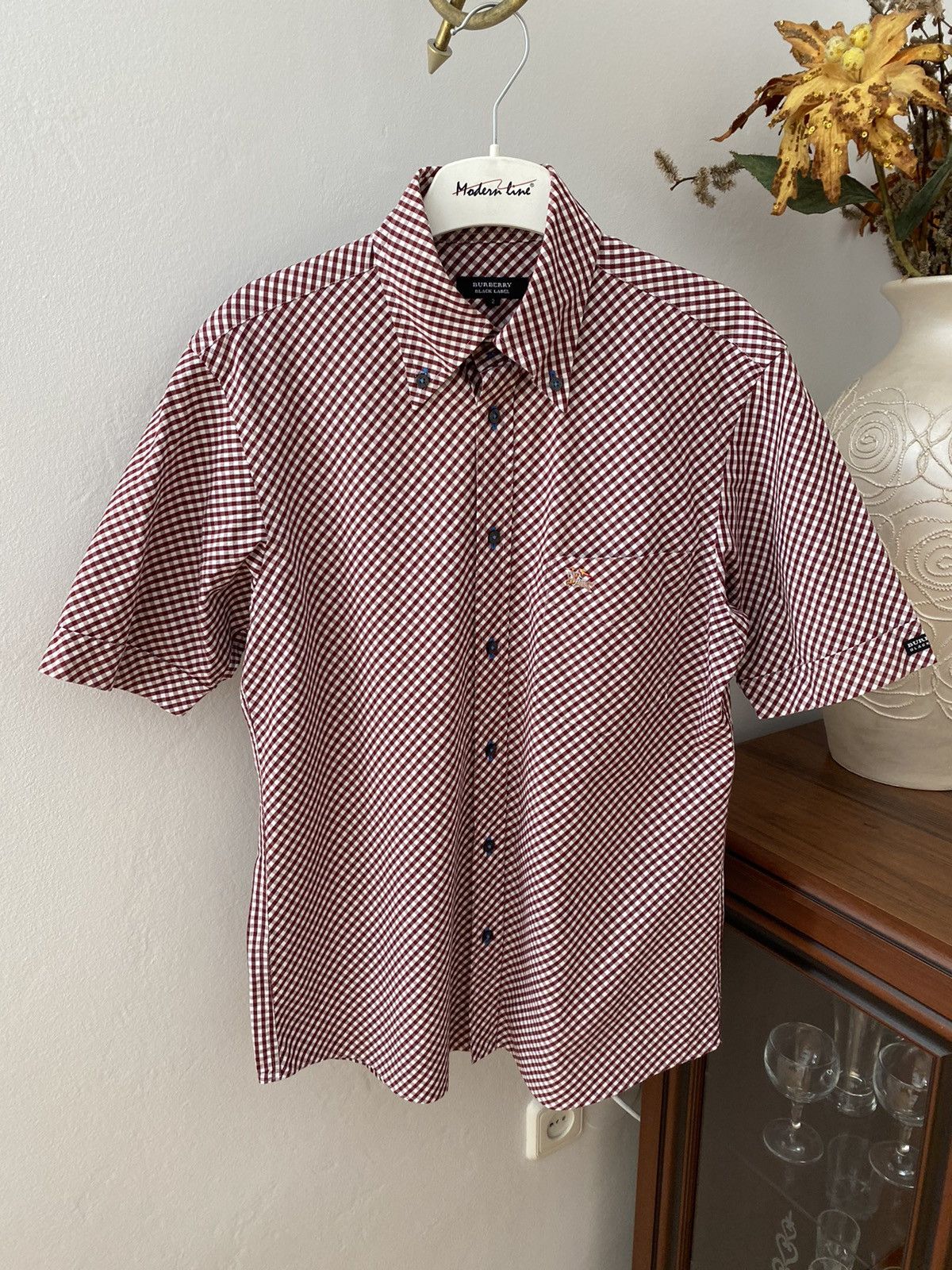 Burberry × Designer 2000s Burberry Black Label Digital Camo Shirt