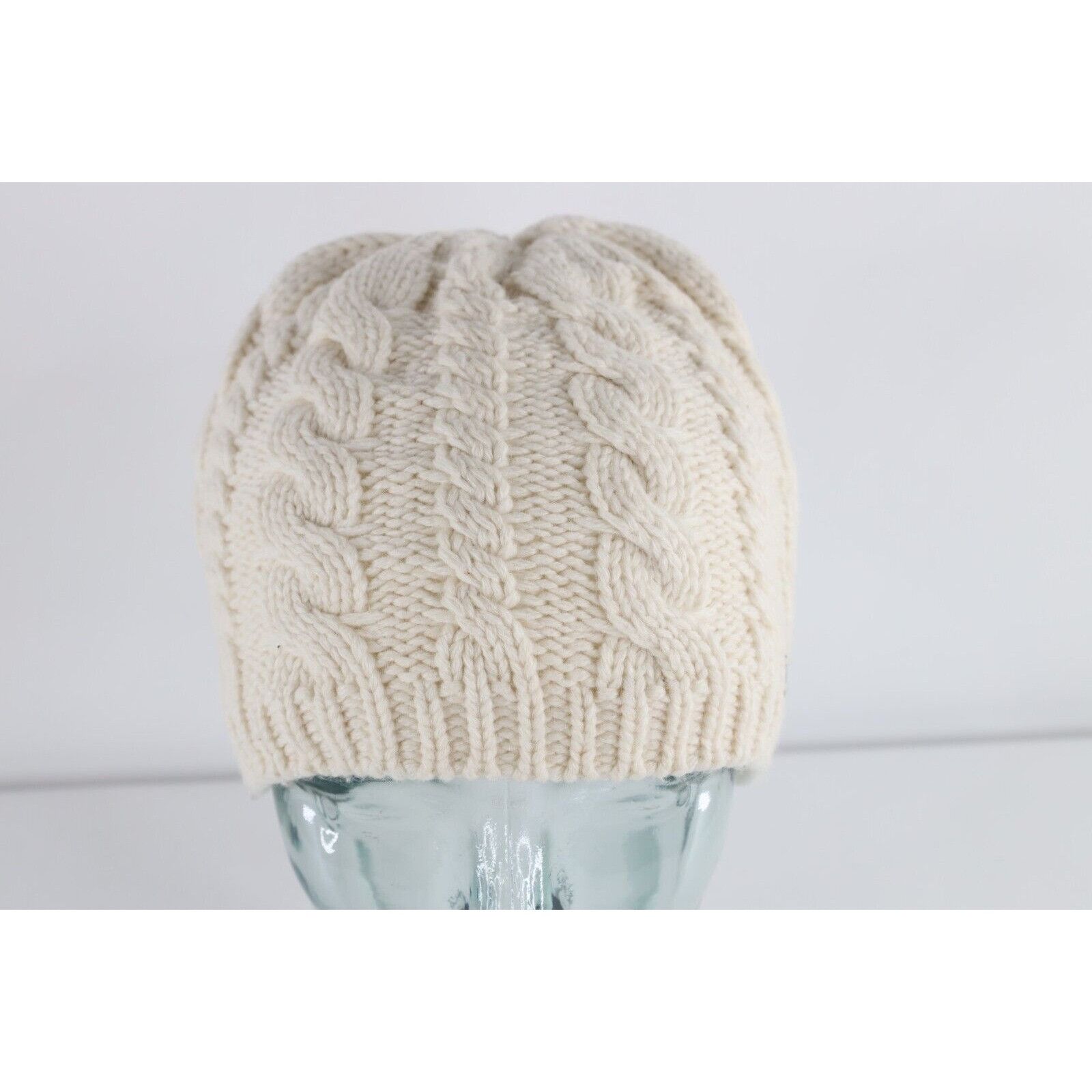 The North Face The North Face Spell OutWool Chunky Cable Knit Beanie Hat Size ONE SIZE - 2 Thumbnail