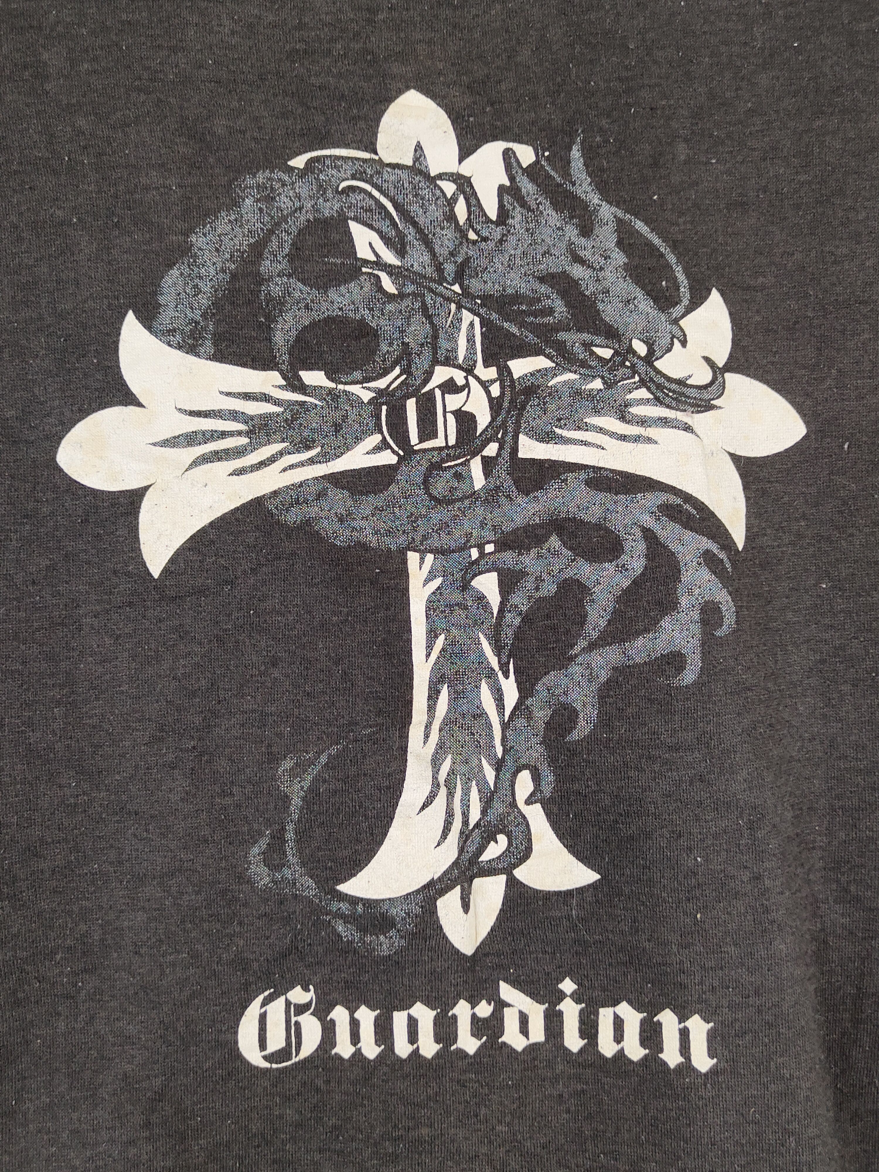 Japanese Brand Third Wave Black Guardian cross Sweatshirt faded vtg #S1352 Size US L / EU 52-54 / 3 - 2 Thumbnail