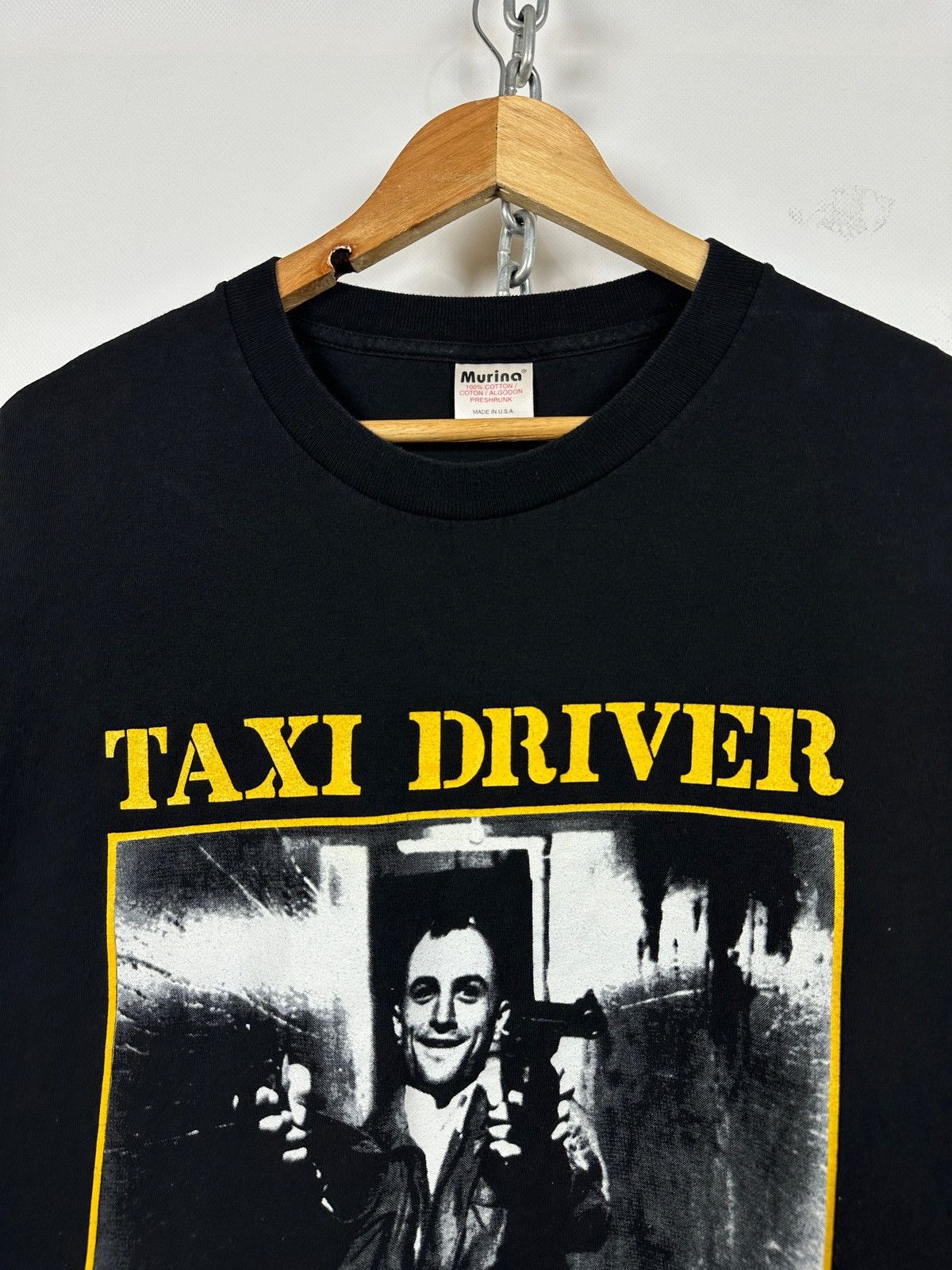 Vintage Vintage Taxi Driver Robert De Niro Promo Movie T-Shirt Size US L / EU 52-54 / 3 - 7 Thumbnail