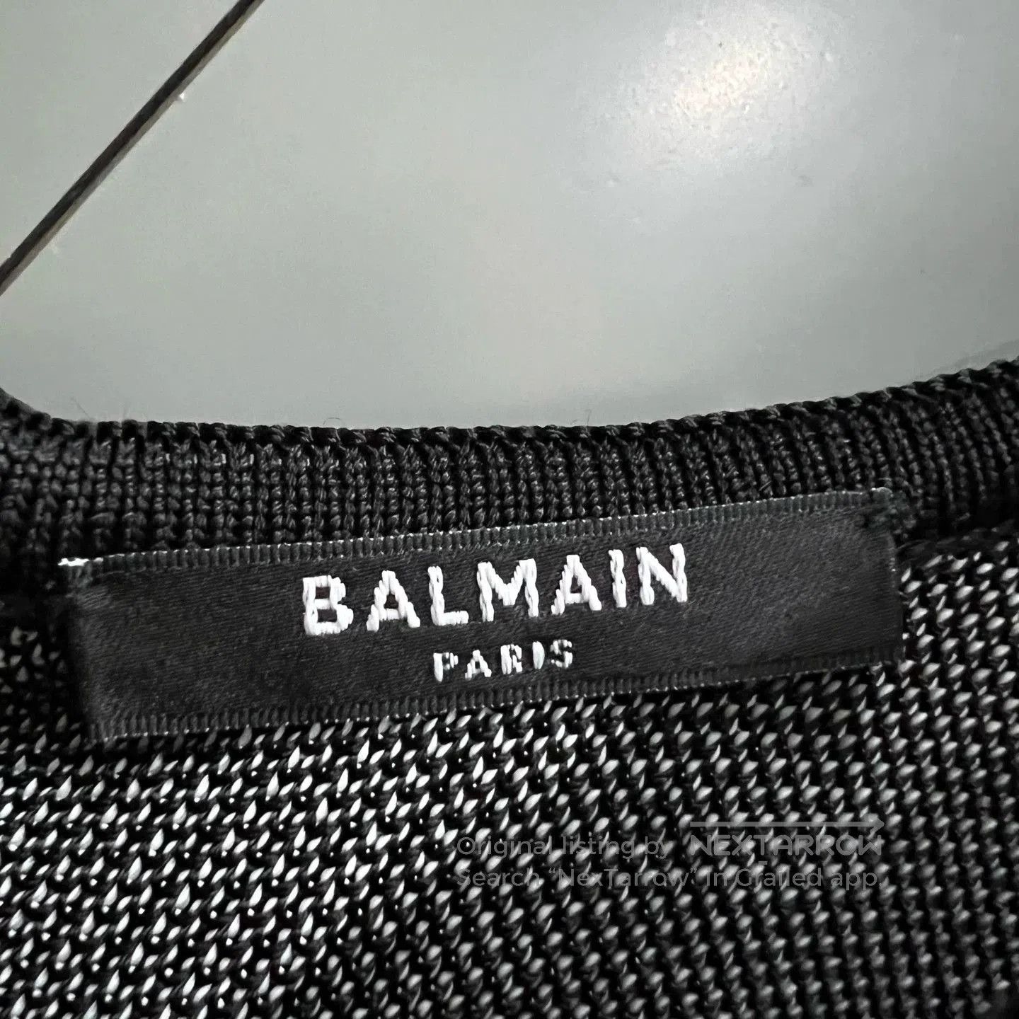Balmain Balmain Black White Houndstooth Slip Dress. Size XS / US 0-2 / IT 36-38 - 2 Thumbnail