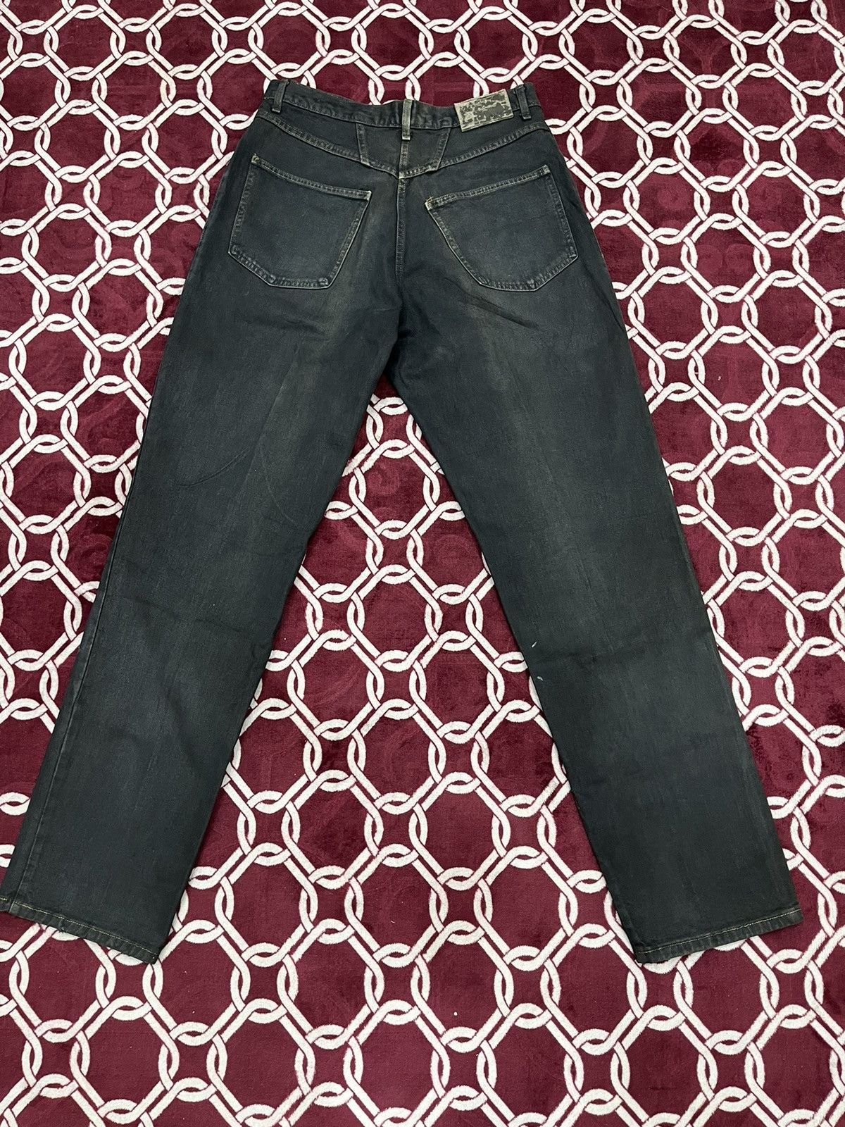 Marithe + Francois Girbaud Vintage Marithe Francois Girbaud MFG Black Faded Denim Size US 30 / EU 46 - 2 Thumbnail