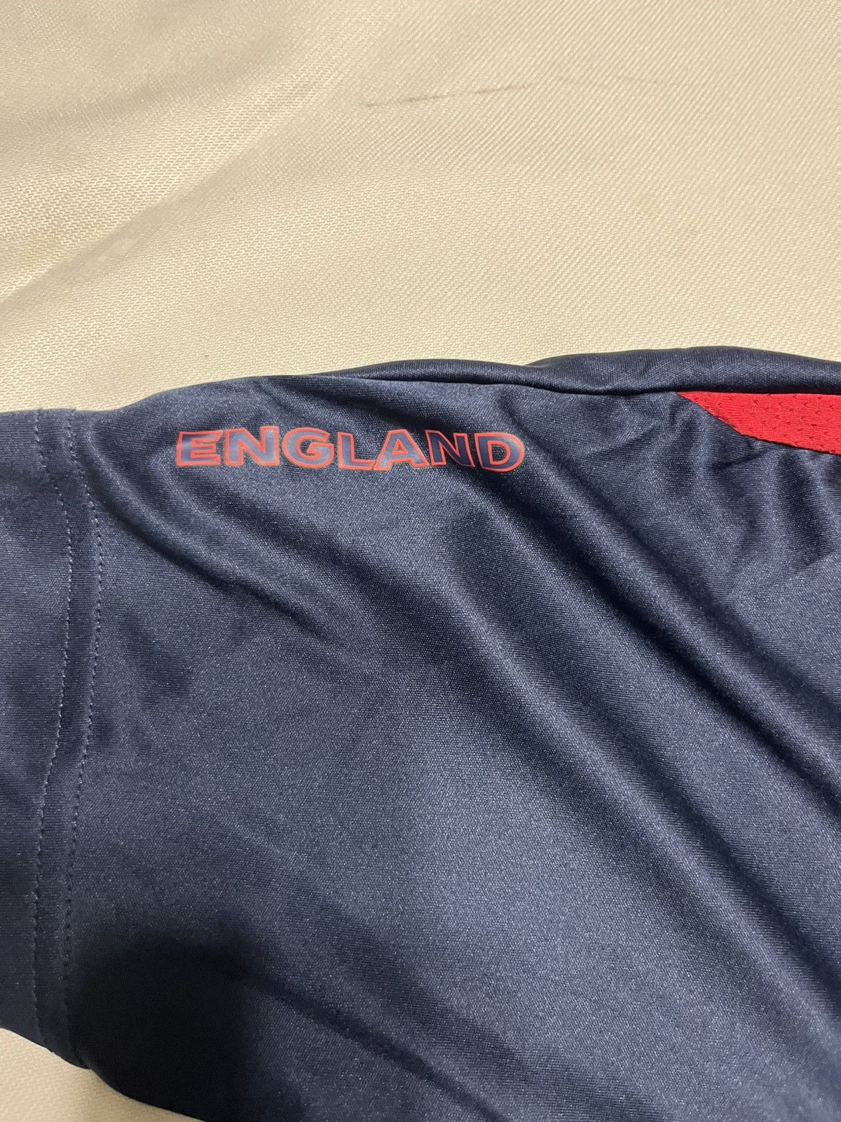 Umbro Vintage England 2004-06 Umbro training 1/4 zip polo shirt Size US XL / EU 56 / 4 - 3 Thumbnail