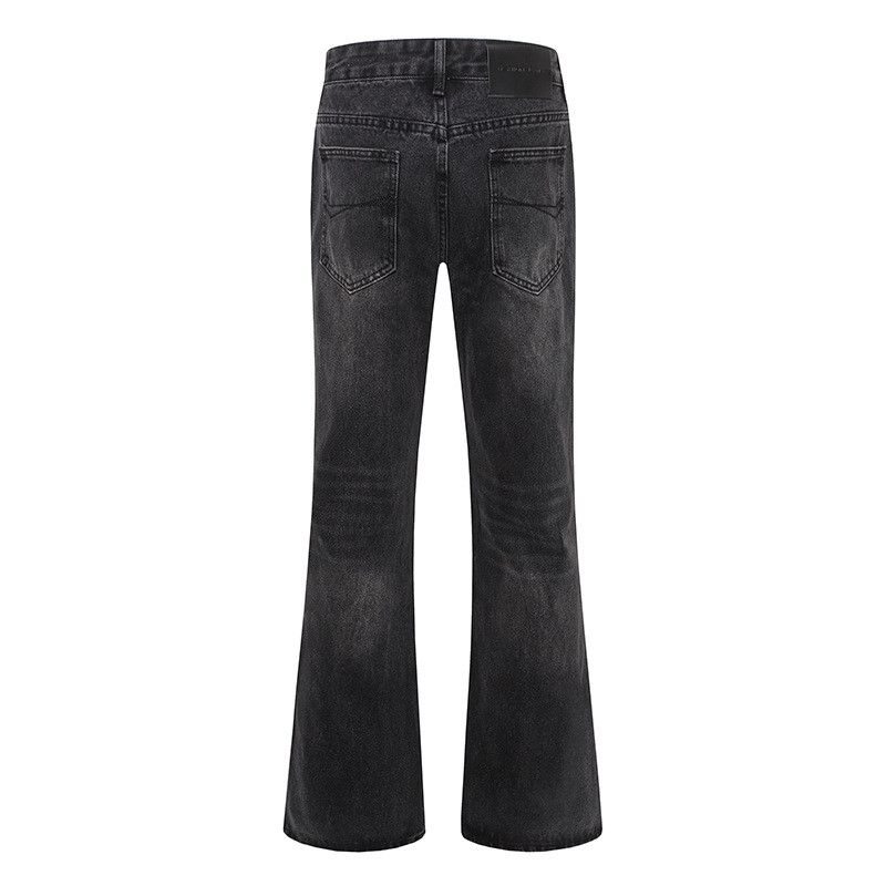 Vintage American high street washed grey flared jeans for men Size US 32 / EU 48 - 2 Thumbnail