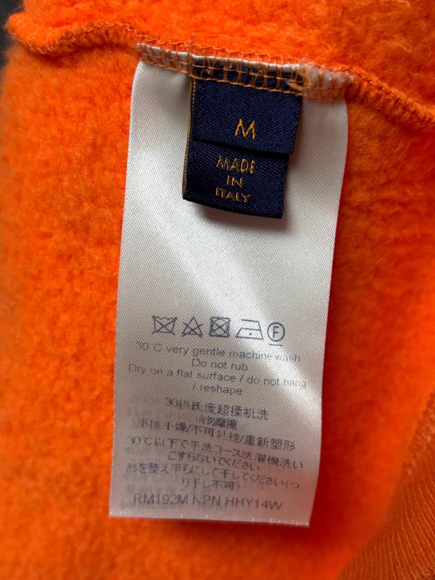 Louis Vuitton LV Orange Long Sleeve Sweatshirts M Size US M / EU 48-50 / 2 - 4 Thumbnail