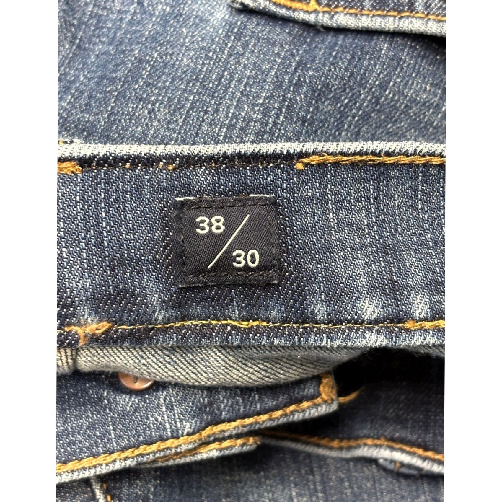 Lucky Brand Lucky Brand Jeans Men Athletic Slim 410 38x30 Blue Denim Stretch Slim Jeans Men Women? Size US 38 / EU 54 - 6 Thumbnail