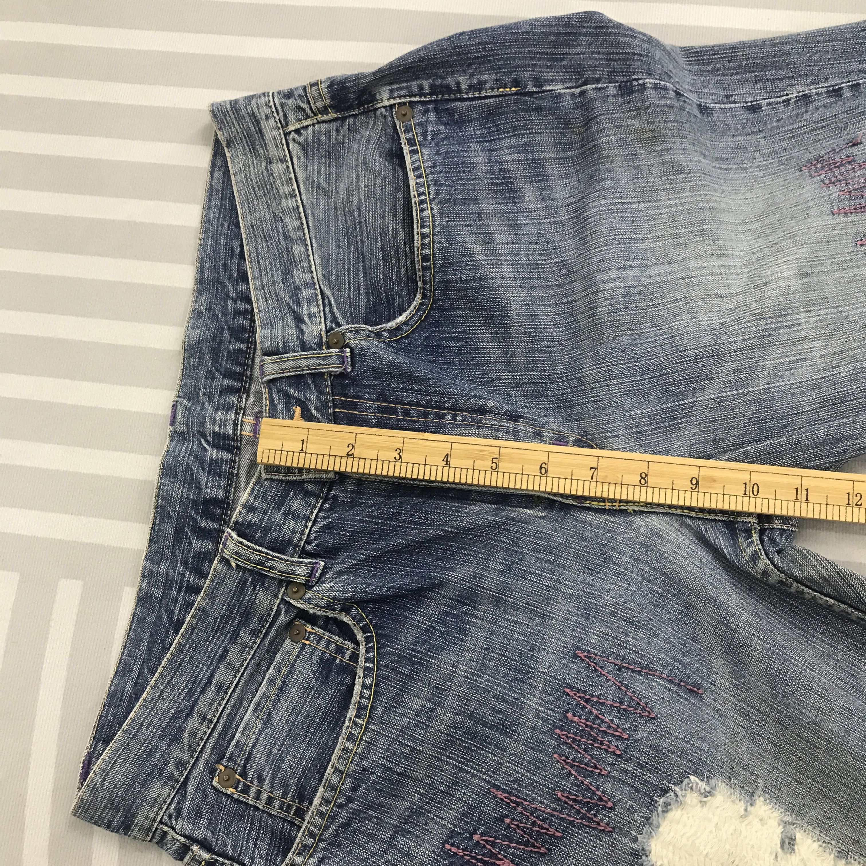 Takeo Kikuchi × Vintage Vintage Takeo Kikuchi Ripped Distressed Denim jeans pants Size US 32 / EU 48 - 7 Thumbnail