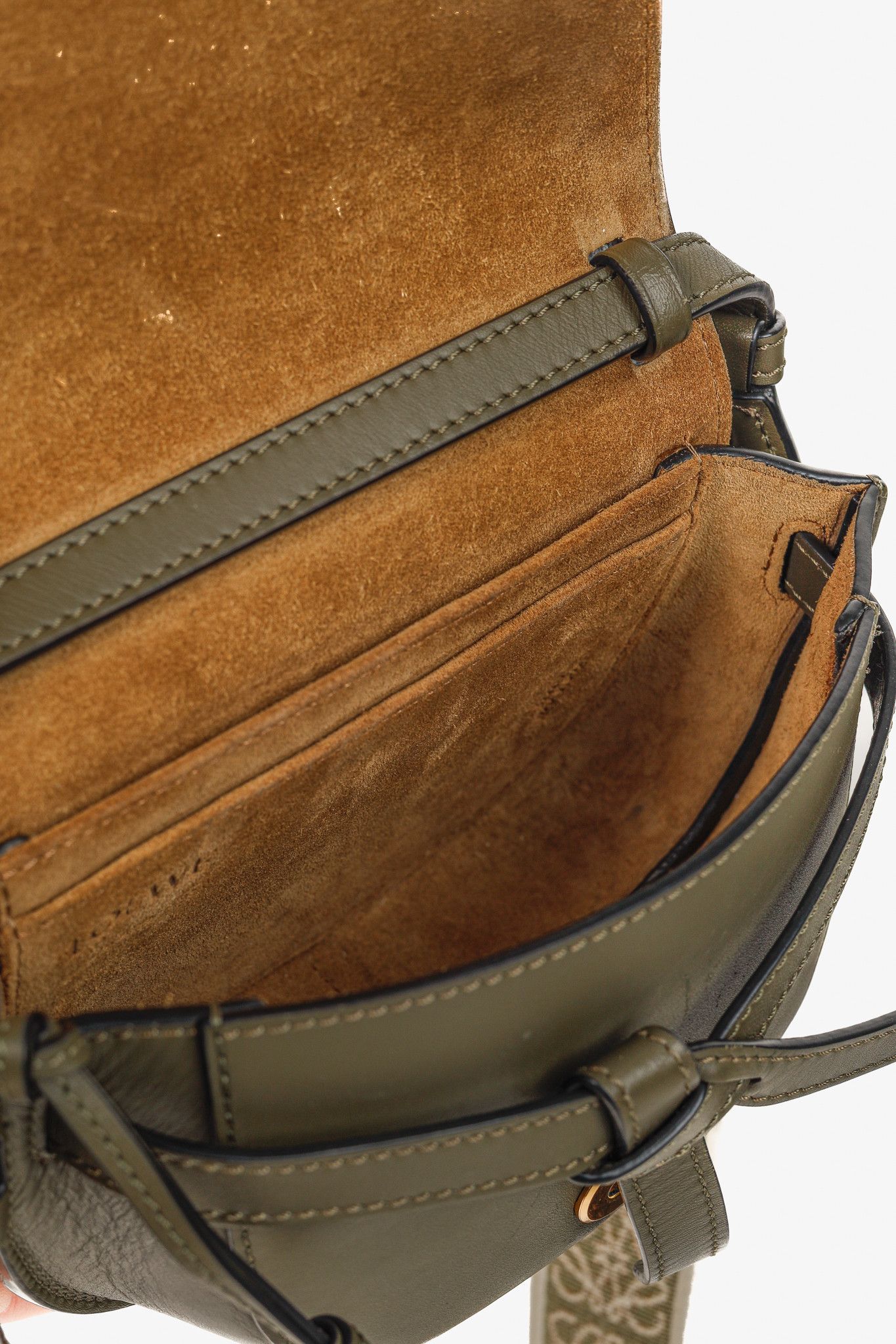 Loewe Loewe Mini Gate Dual Soft Calfskin & Jacquard Crossbody Bag Size ONE SIZE - 13 Thumbnail