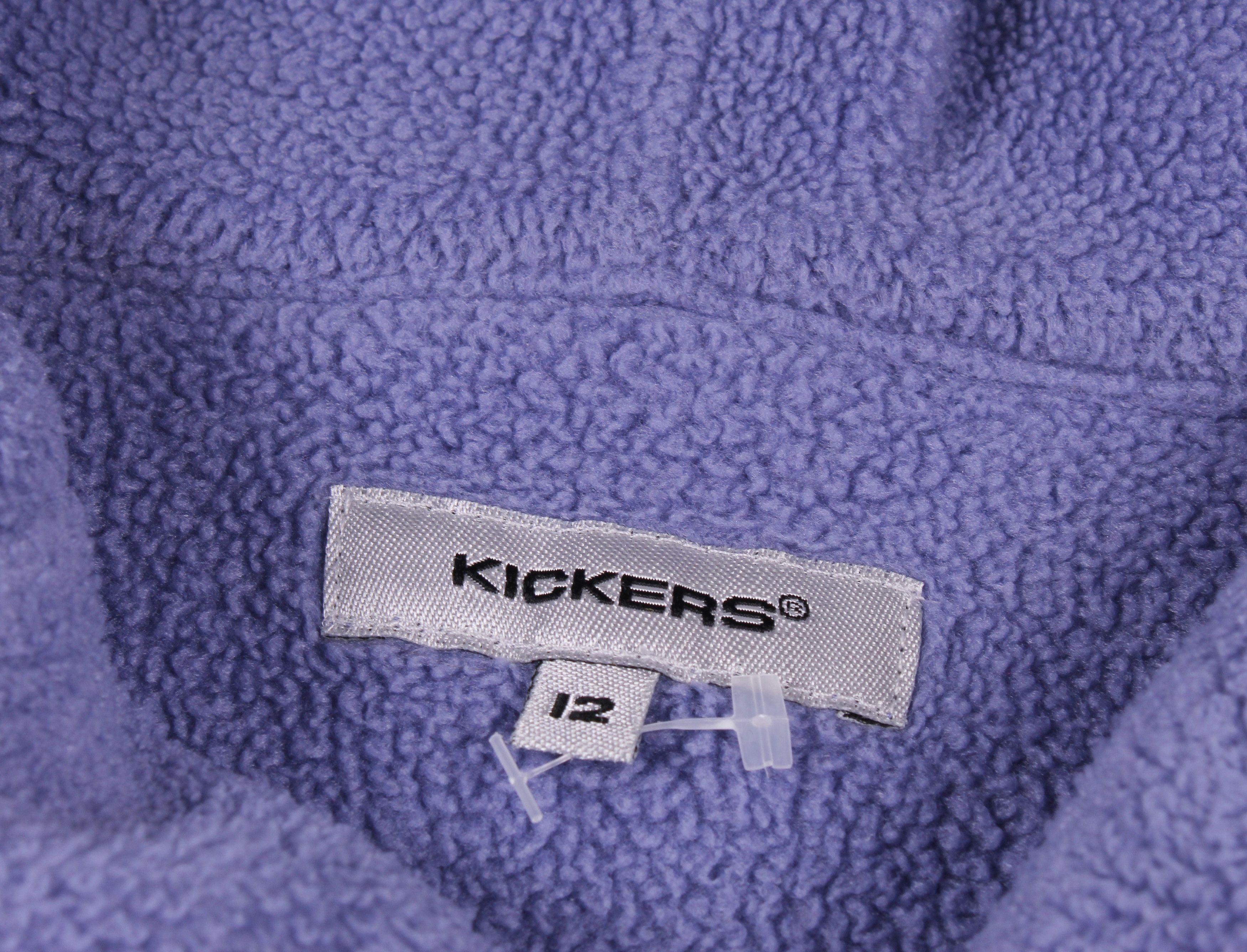 Kickers Vintage Y2K Kickers Hooded Fleece Jumper Size S / US 4 / IT 40 - 6 Thumbnail
