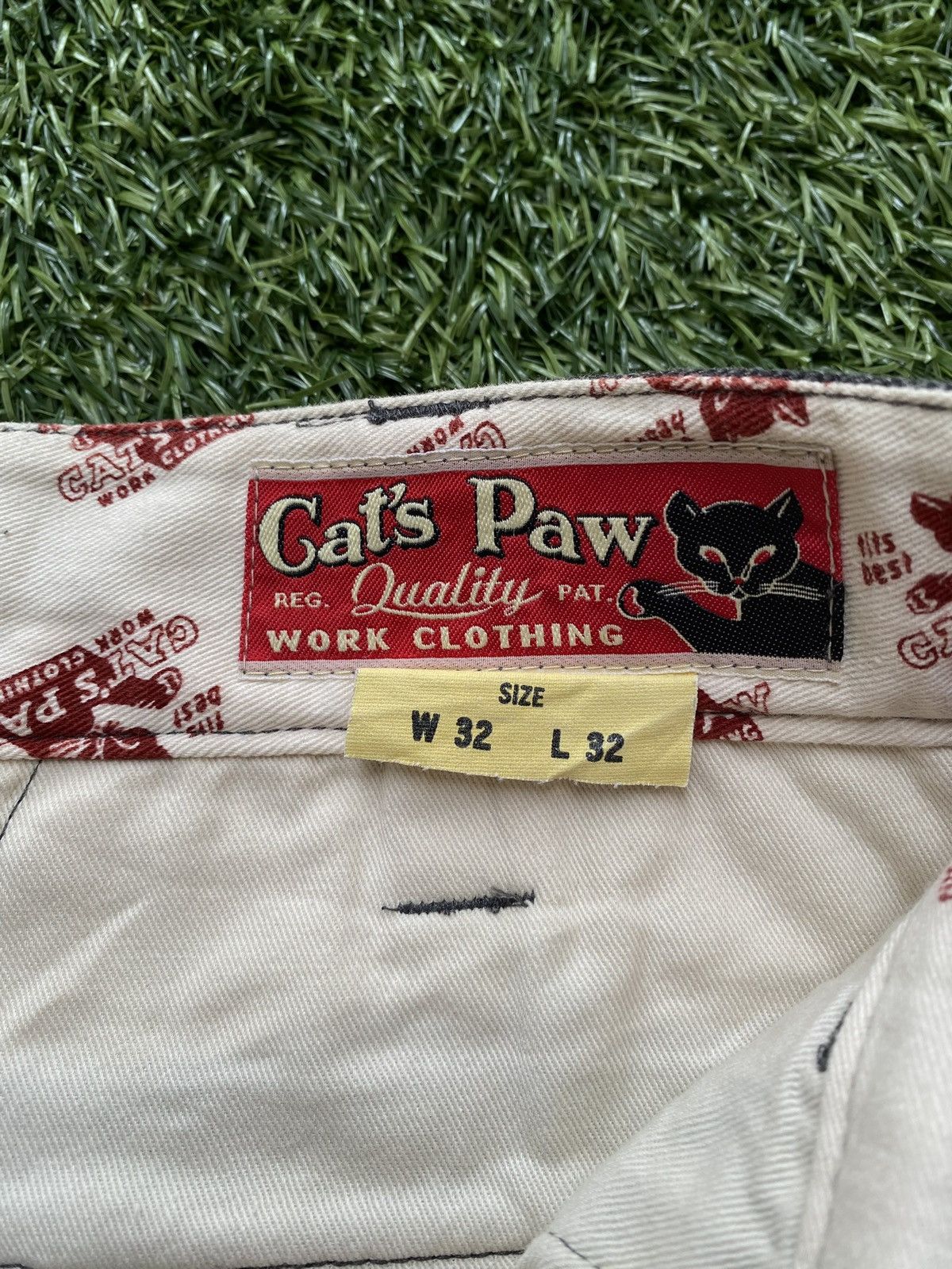 CAT'S PAW Vintage Cat's Paw Sugar Cane Workwear Pants Size US 34 / EU 50 - 15 Thumbnail